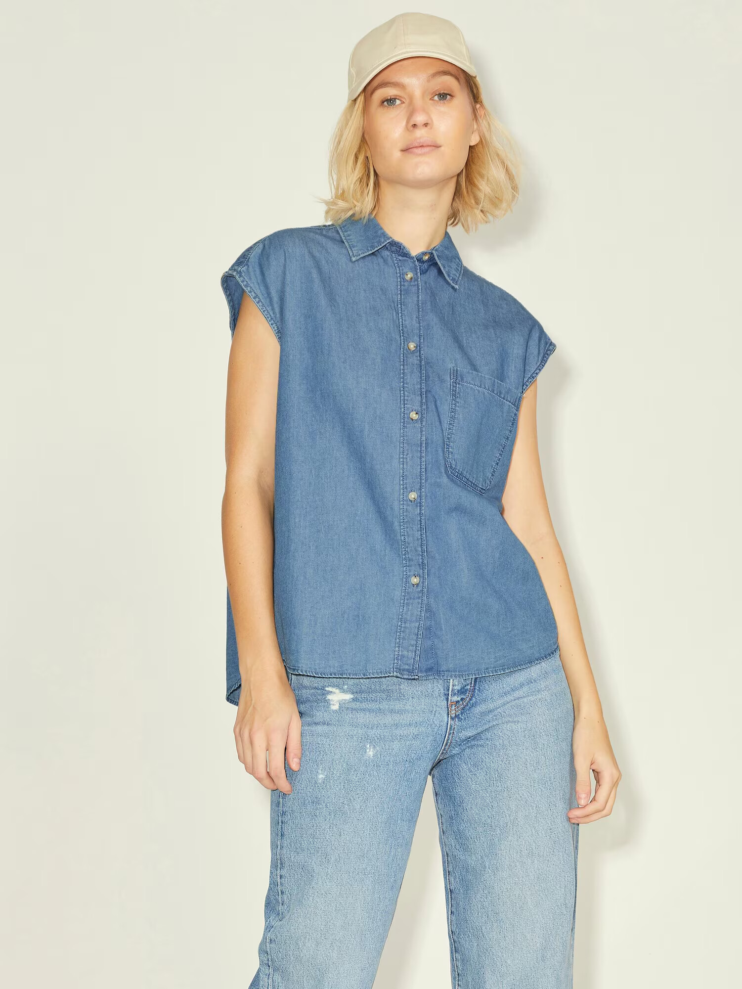 JJXX Bluza 'LAYLA' moder denim - Pepit.si