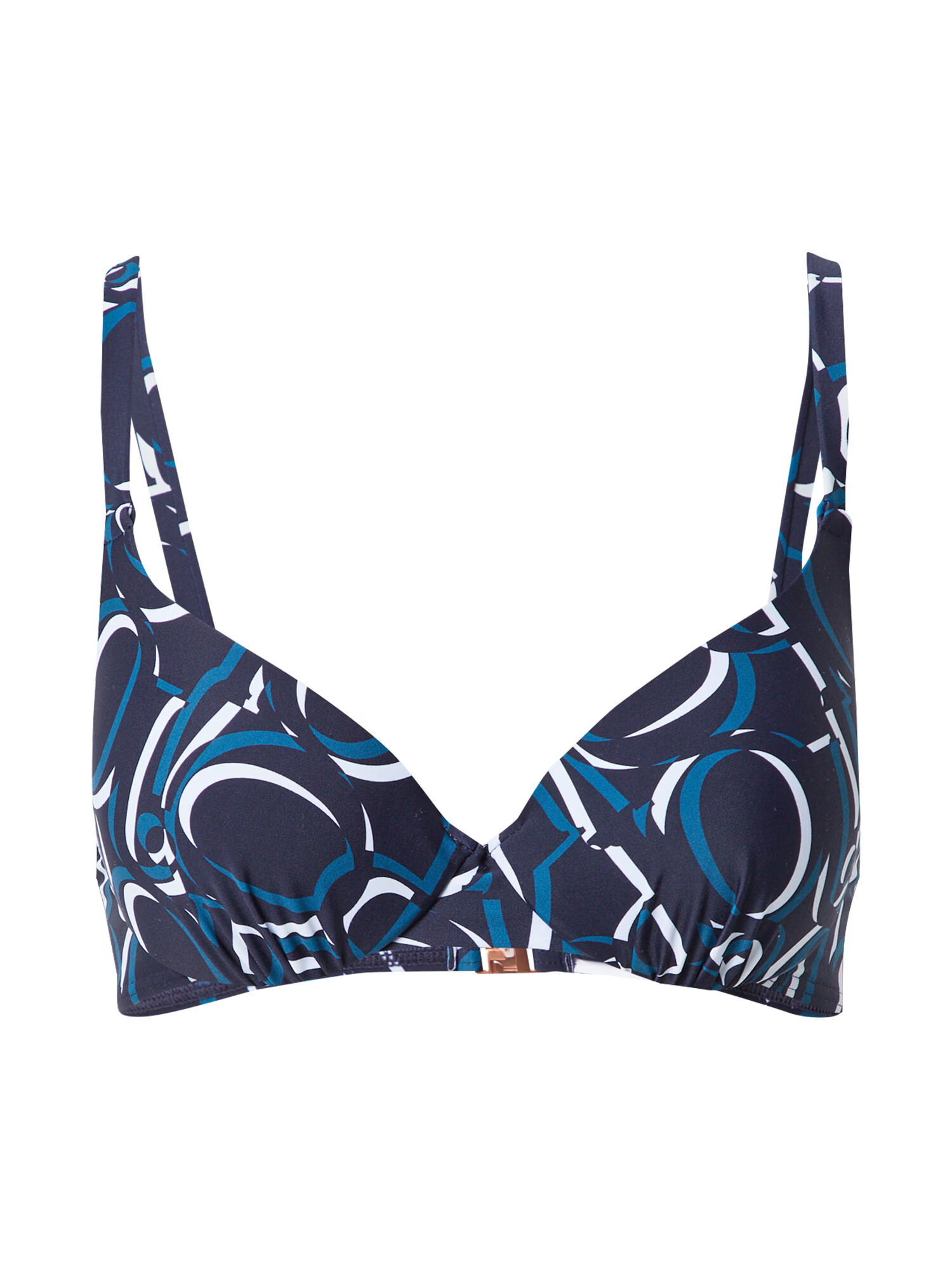 JOOP! Bodywear Bikini zgornji del modra / nočno modra / bela - Pepit.si