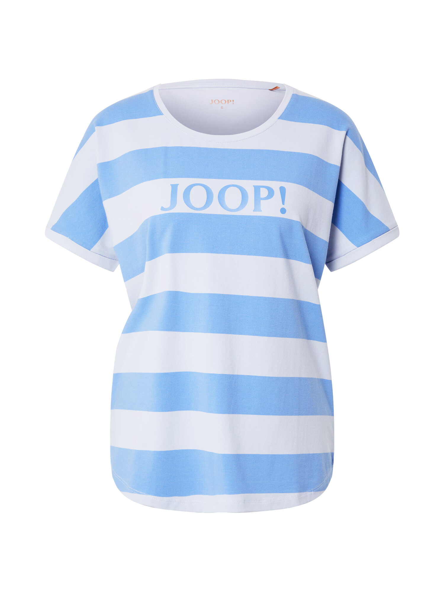 JOOP! Bodywear Majica za spanje kraljevo modra / svetlo modra / bela - Pepit.si