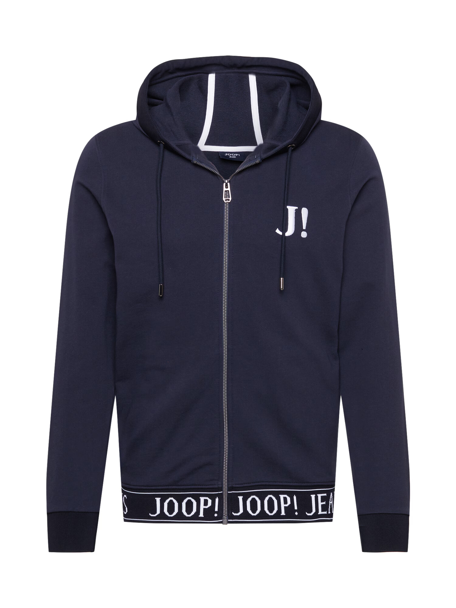 JOOP! Jeans Jopa na zadrgo bela / mornarska - Pepit.si