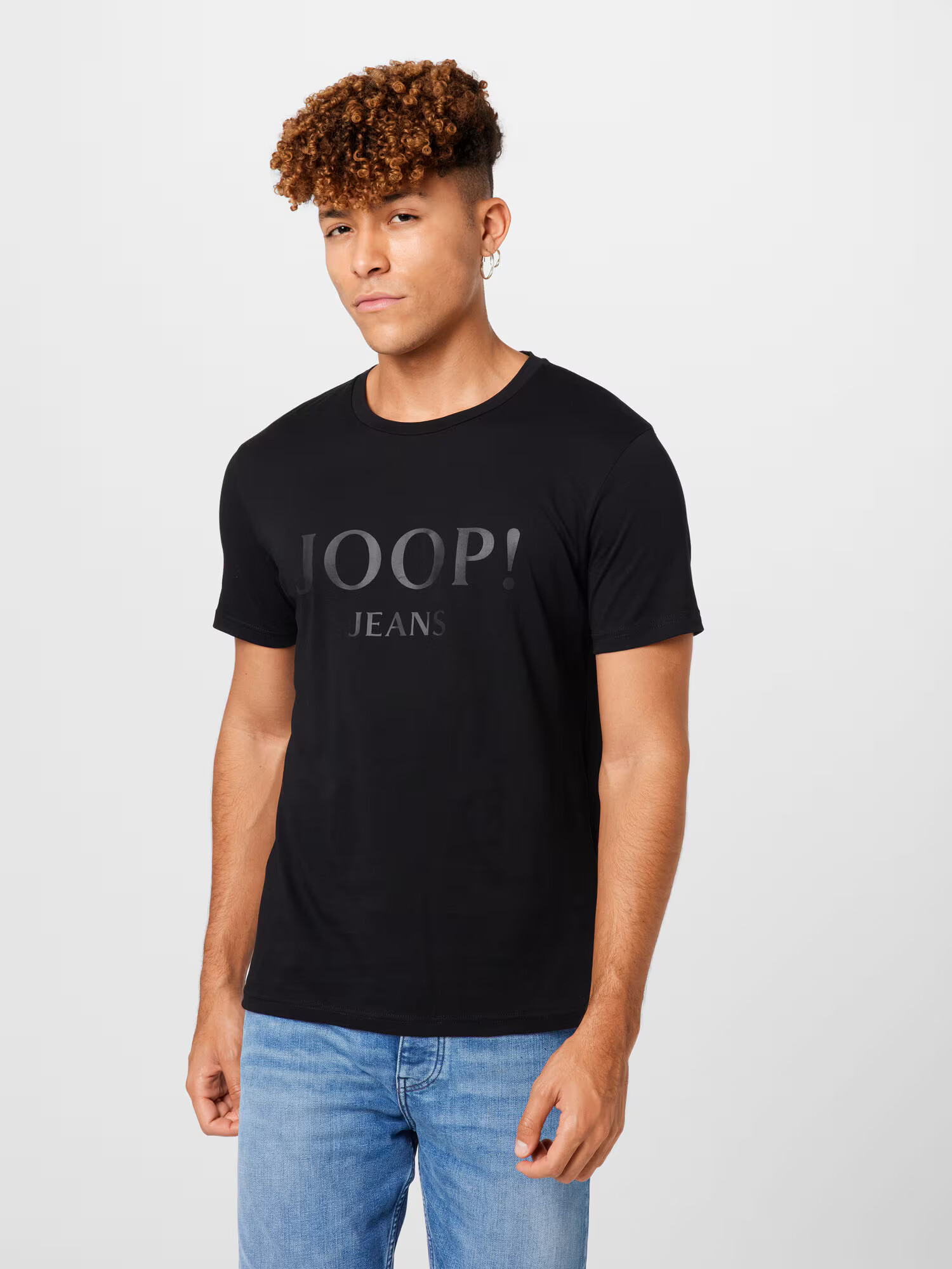 JOOP! Jeans Majica 'Alex' temno siva / črna - Pepit.si