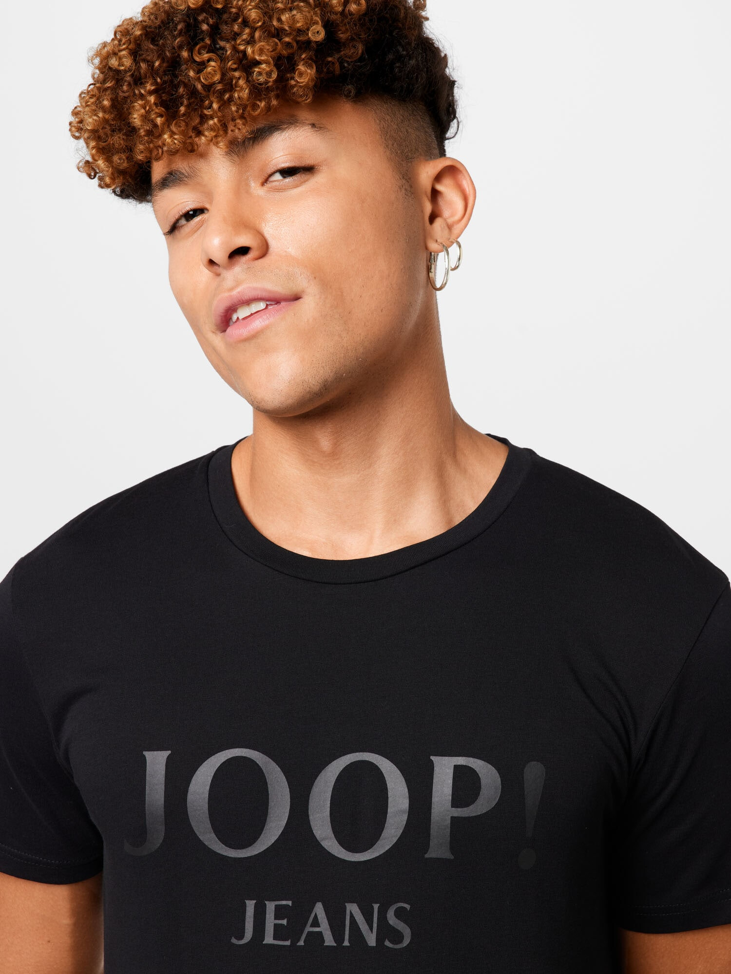 JOOP! Jeans Majica 'Alex' temno siva / črna - Pepit.si