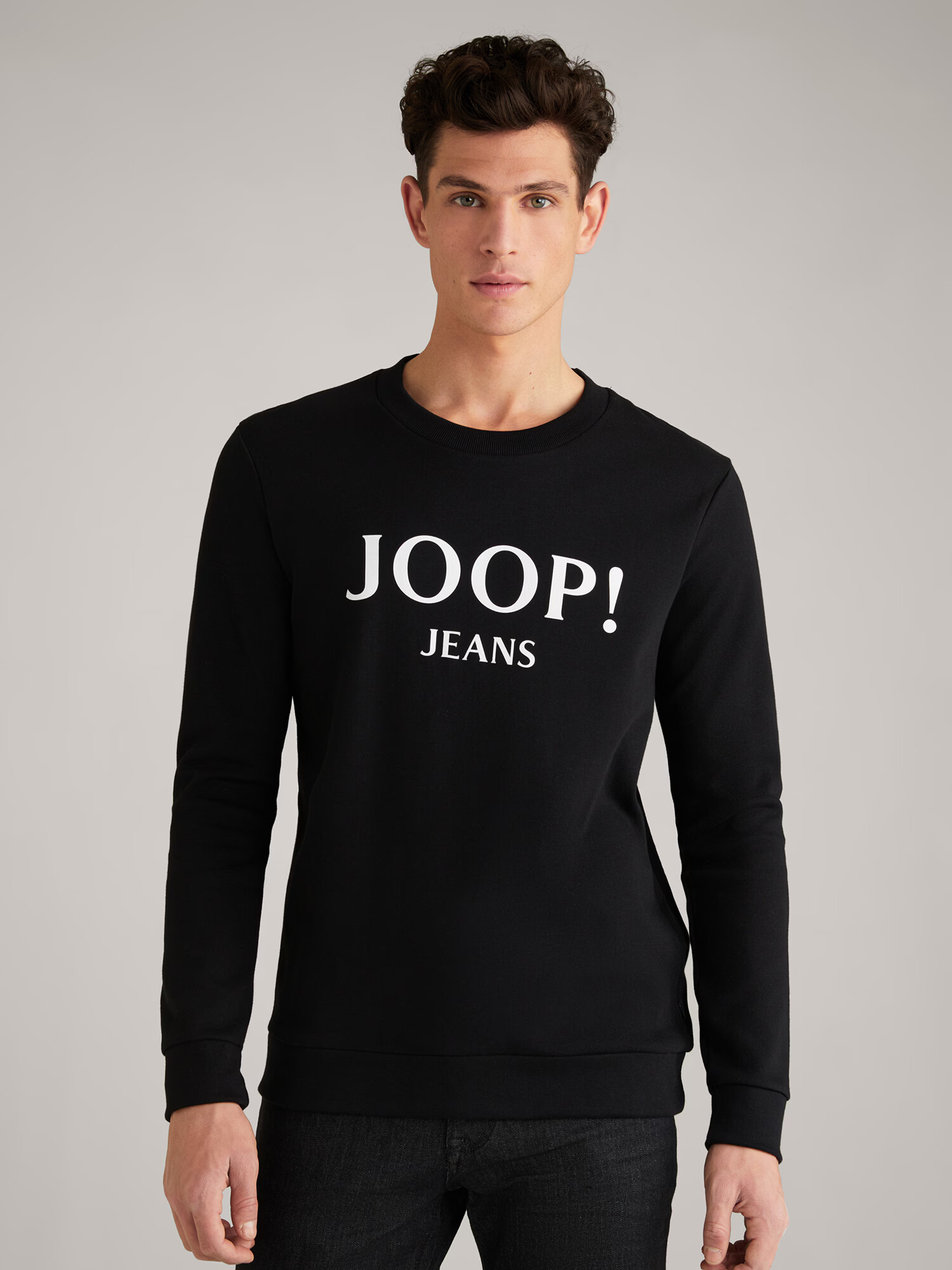 JOOP! Jeans Majica ' Alfred ' črna / bela - Pepit.si