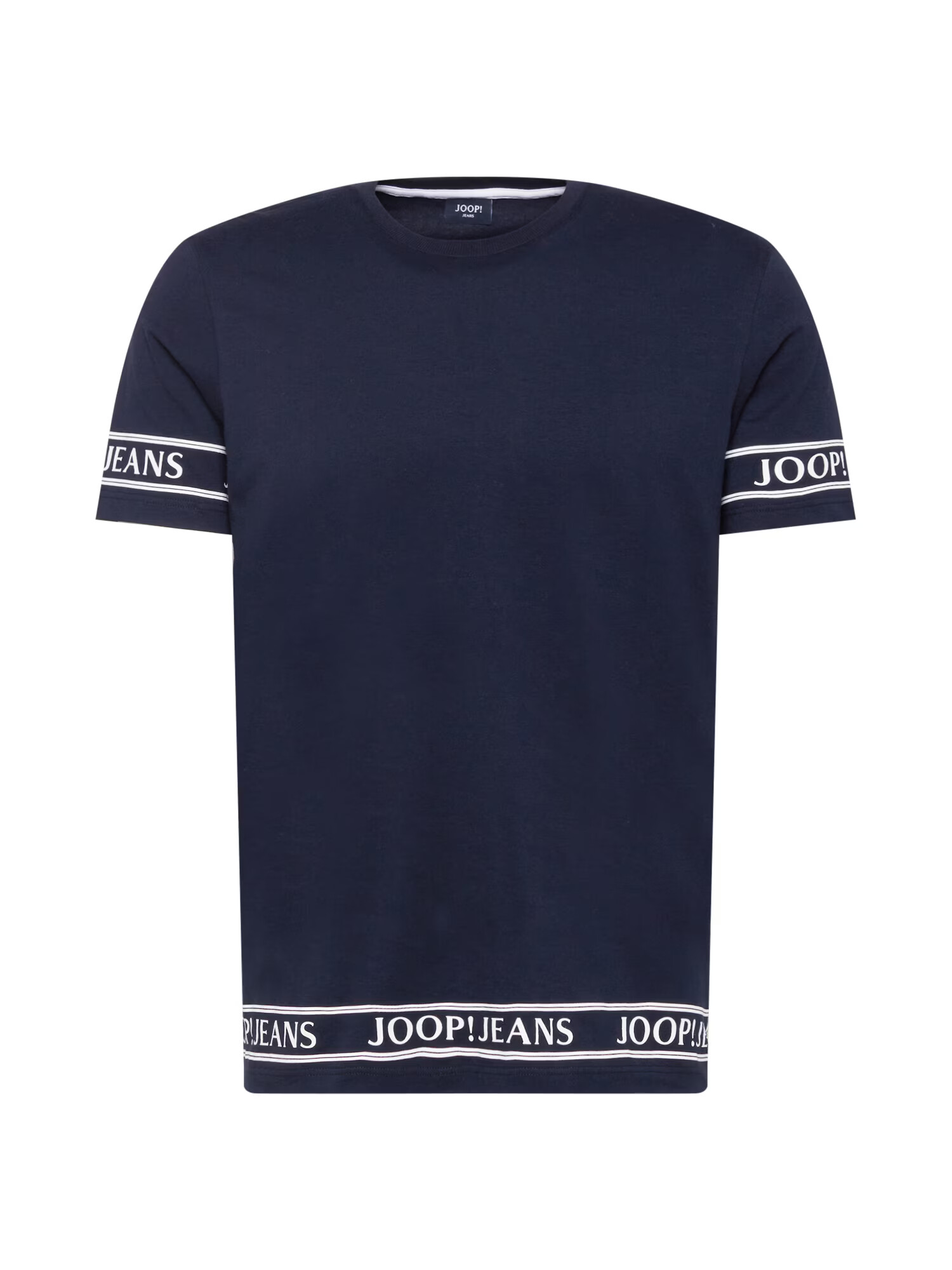 JOOP! Jeans Majica temno modra / bela - Pepit.si