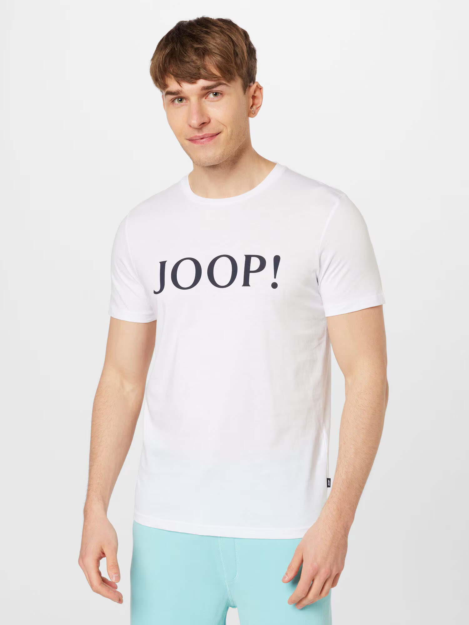 JOOP! Majica 'Alerio' črna / bela - Pepit.si