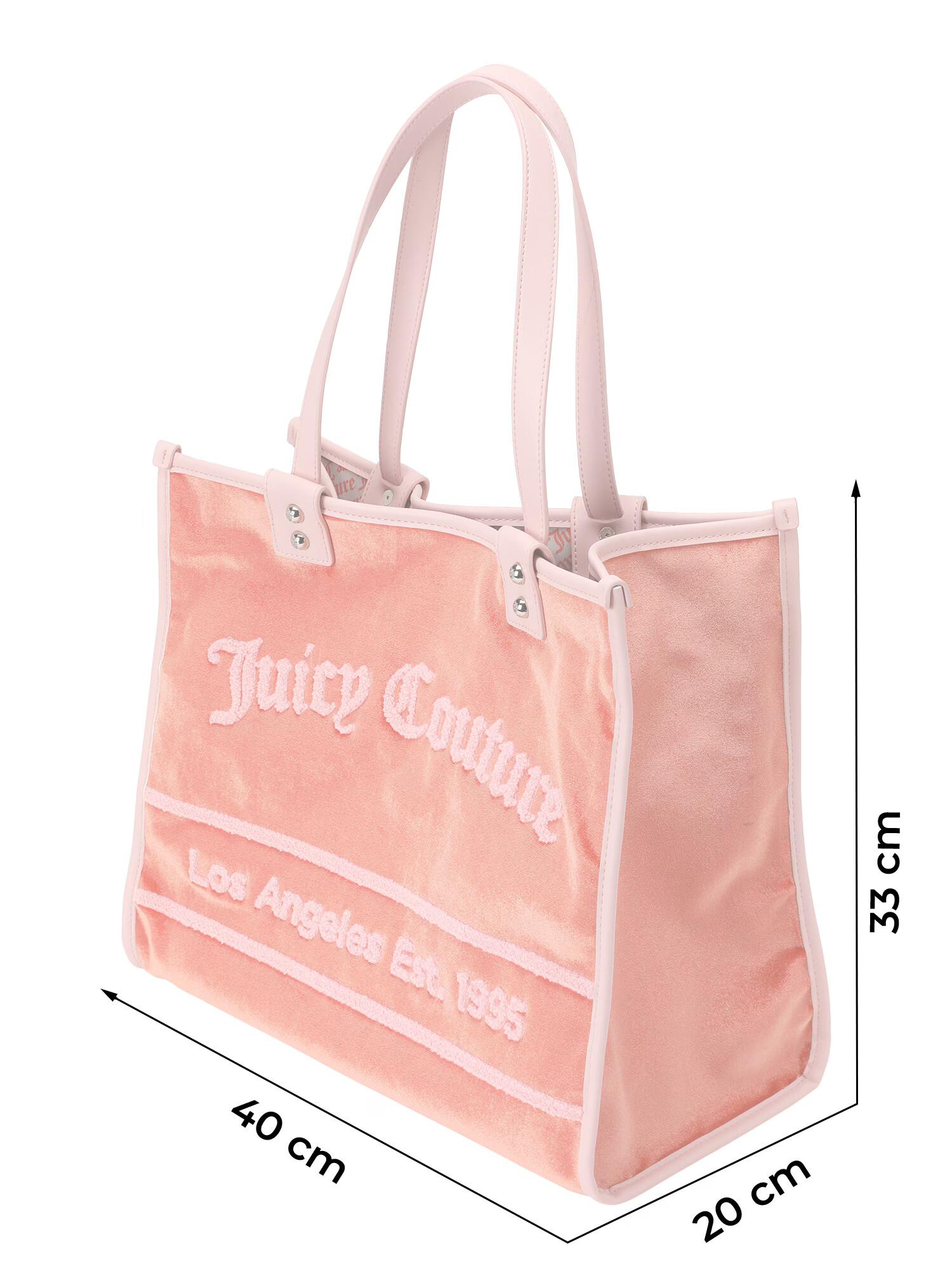 Juicy Couture Nakupovalna torba 'Rosmarie' losos / roza - Pepit.si