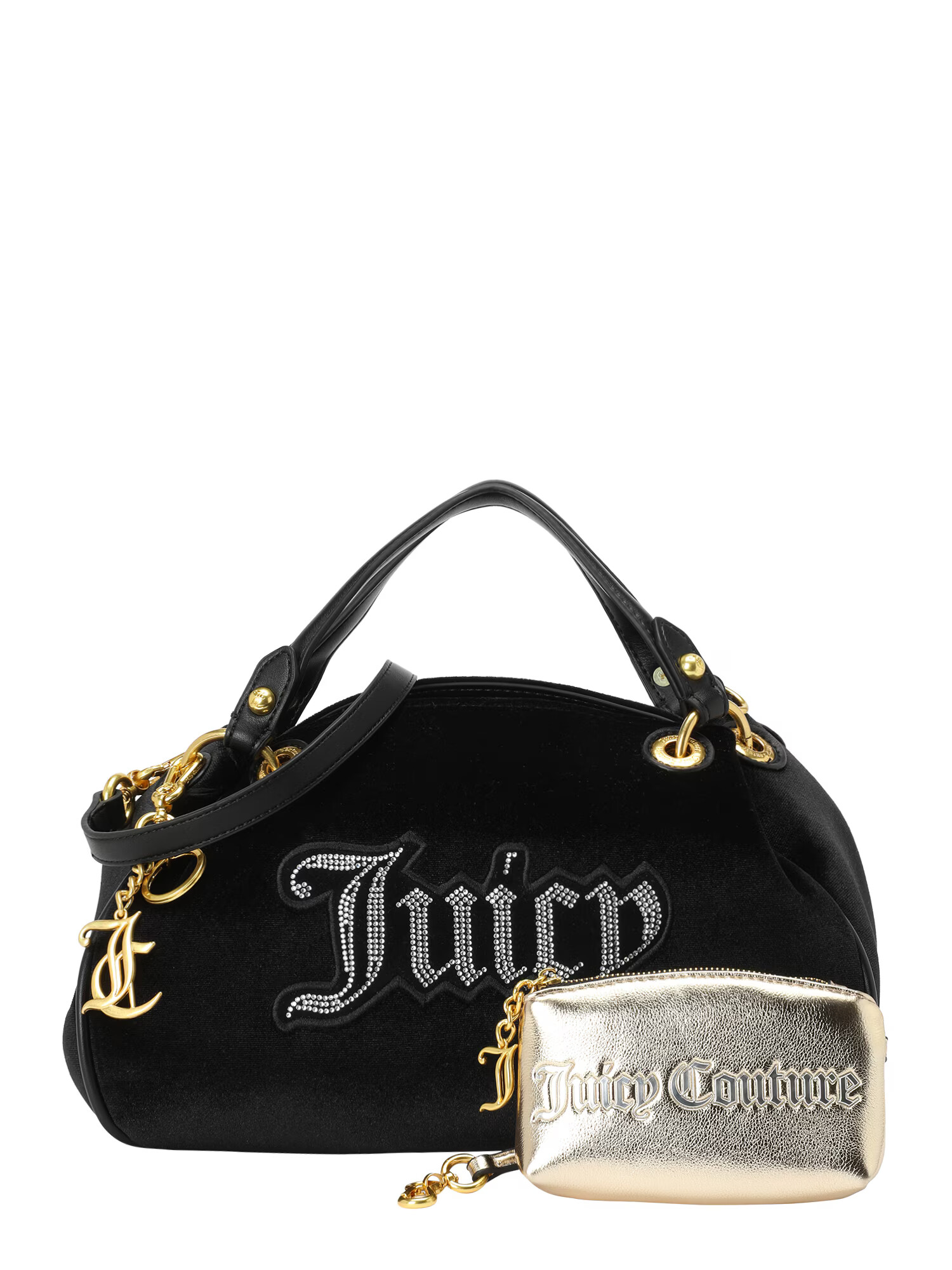 Juicy Couture Ročna torbica 'Primerose' zlata / črna / srebrna - Pepit.si