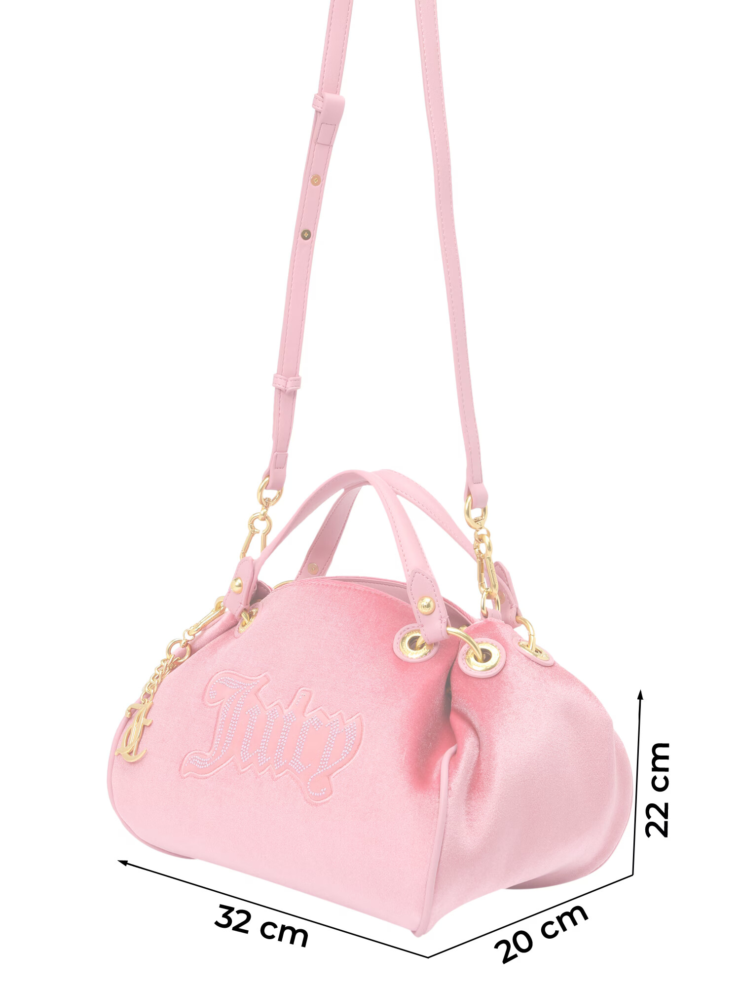 Juicy Couture Ročna torbica 'Primerose' zlata / roza - Pepit.si