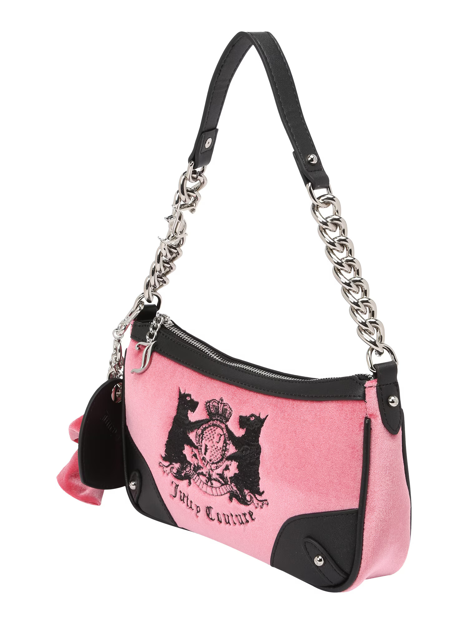 Juicy Couture Ročna torbica roza / črna - Pepit.si