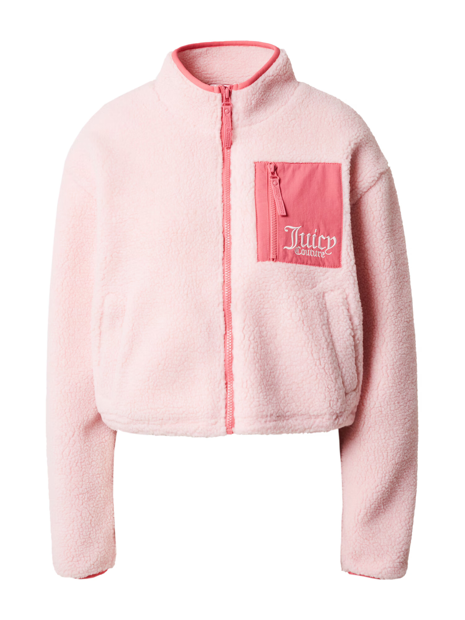 Juicy Couture Sport Funkcionalna jopa iz flisa roza / roza / bela - Pepit.si