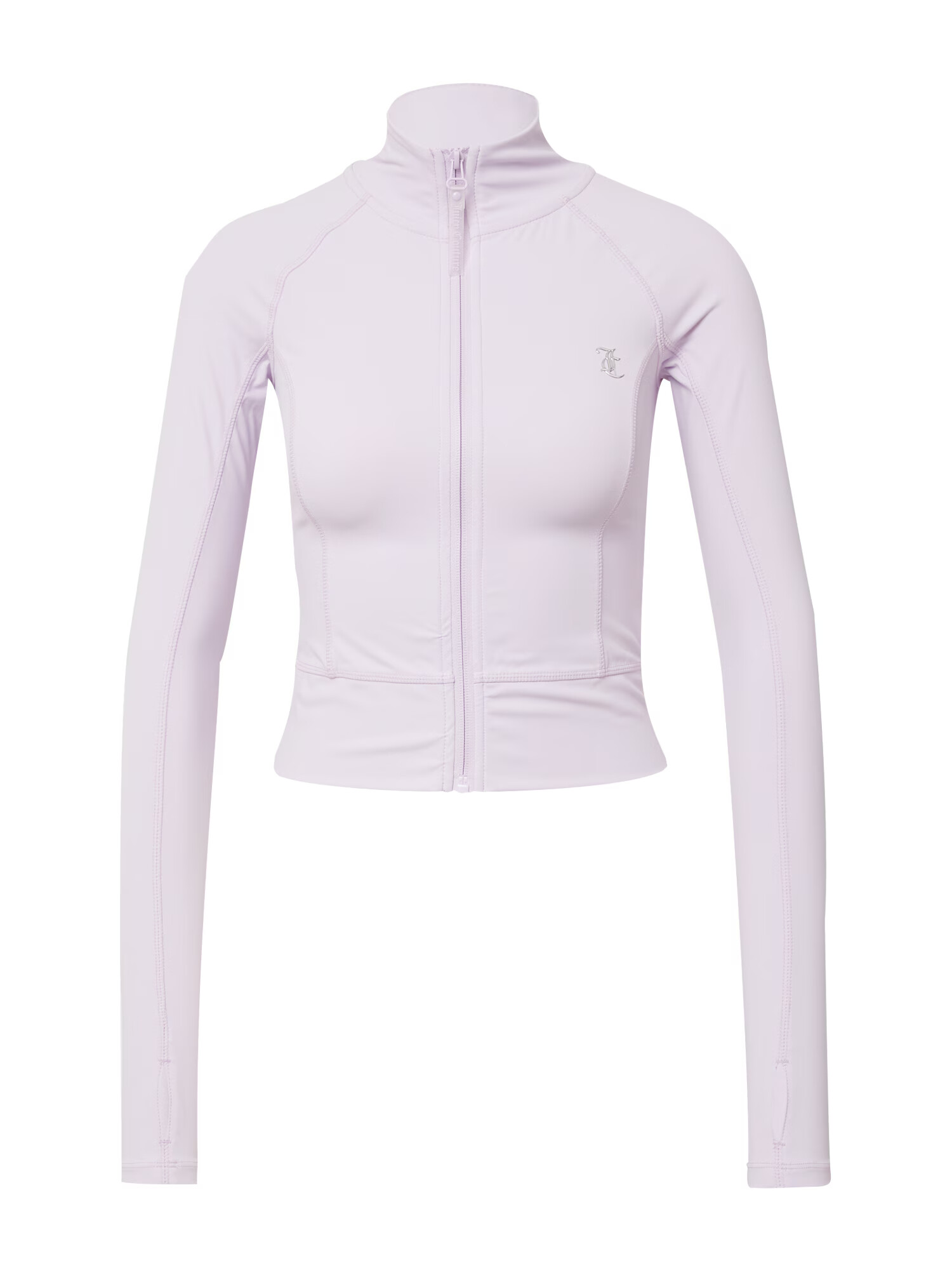 Juicy Couture Sport Športna jopa na zadrgo 'LARA' pastelno lila / srebrna - Pepit.si