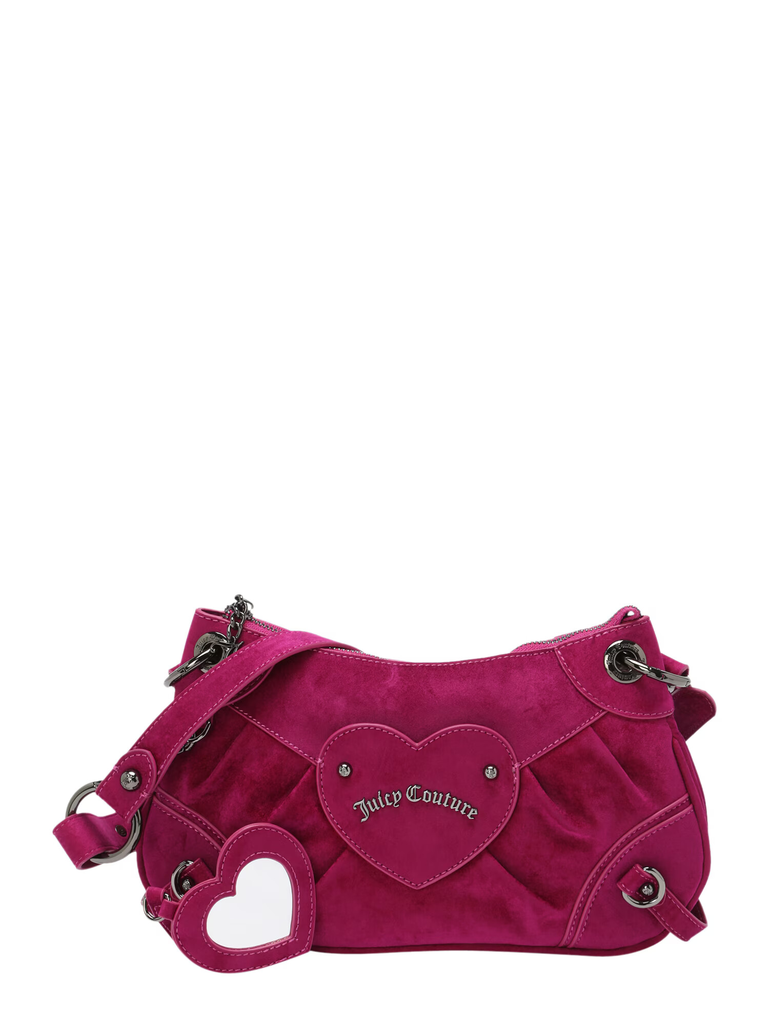 Juicy Couture Torba za čez ramo ciklama / srebrna - Pepit.si