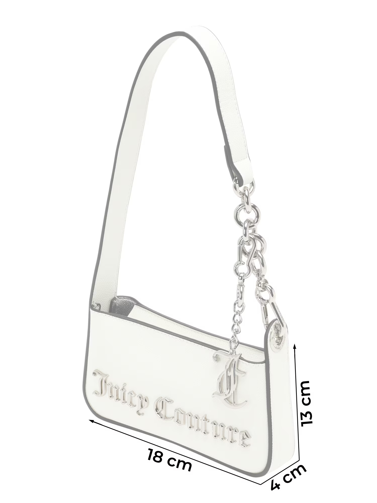 Juicy Couture Torba za čez ramo 'Jasmine' črna / bela - Pepit.si