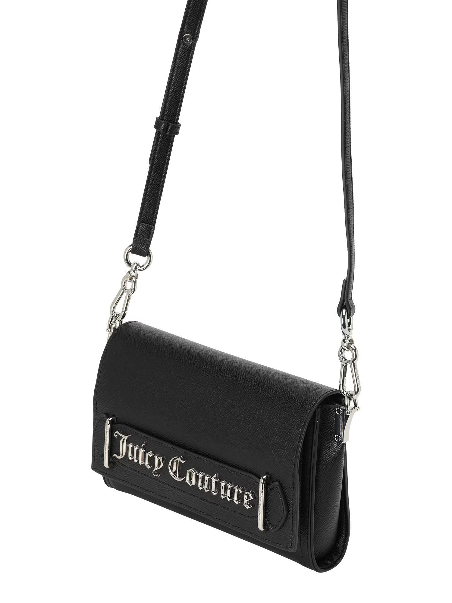 Juicy Couture Torba za čez ramo 'Jasmine' črna / srebrna - Pepit.si