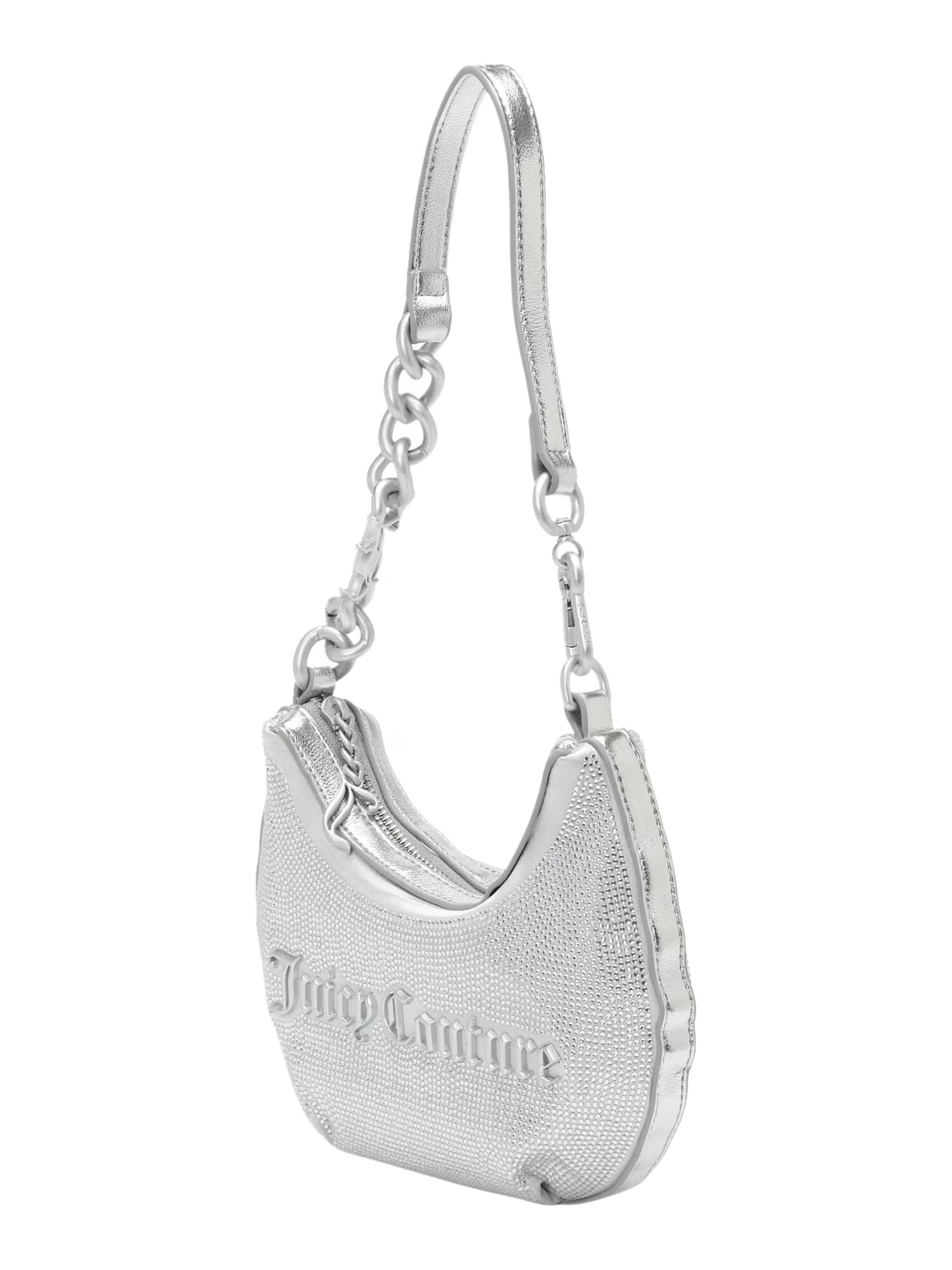 Juicy Couture Torba za čez ramo 'Pavè Party' zlata / srebrna / transparentna - Pepit.si