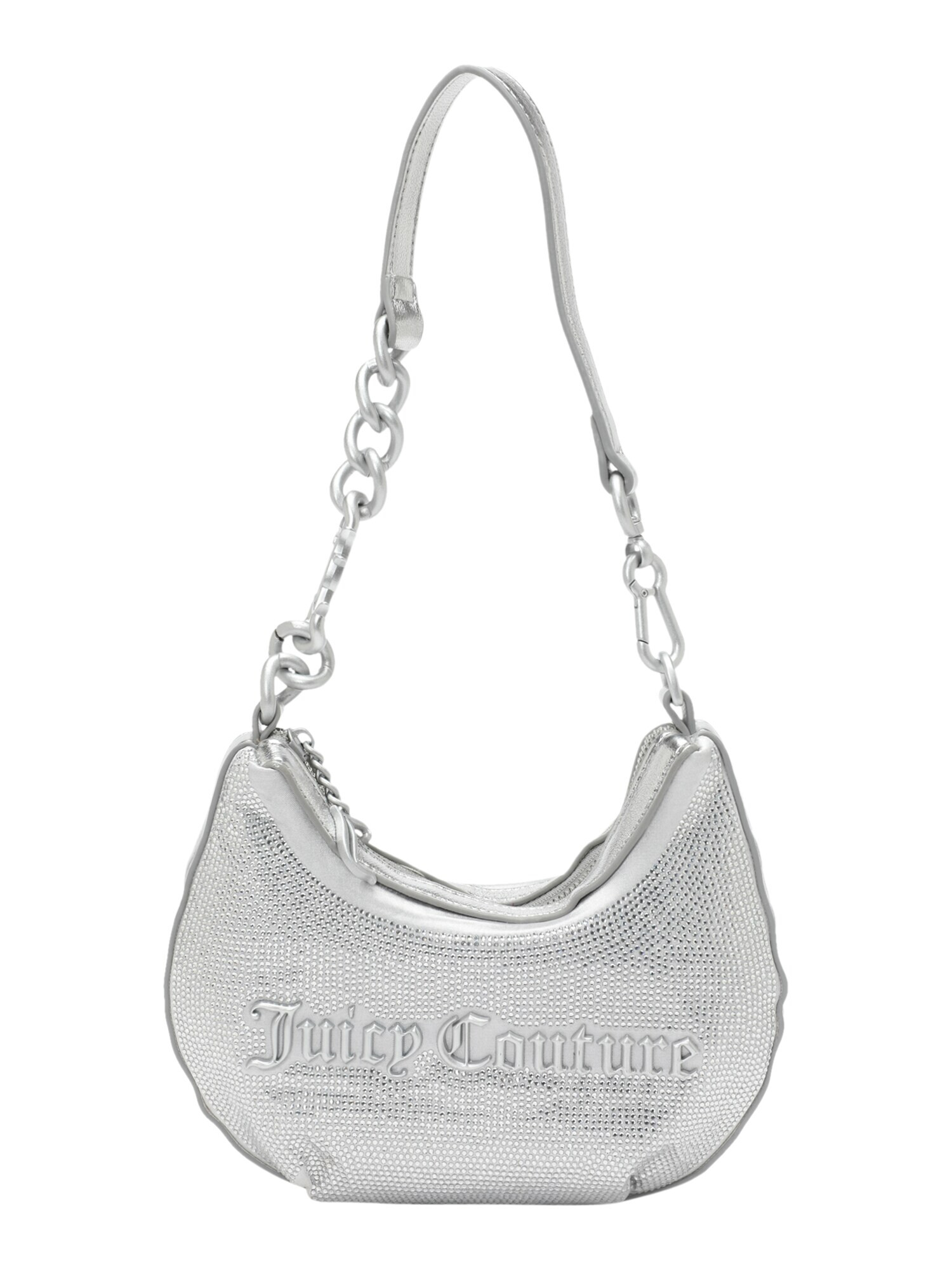 Juicy Couture Torba za čez ramo 'Pavè Party' zlata / srebrna / transparentna - Pepit.si