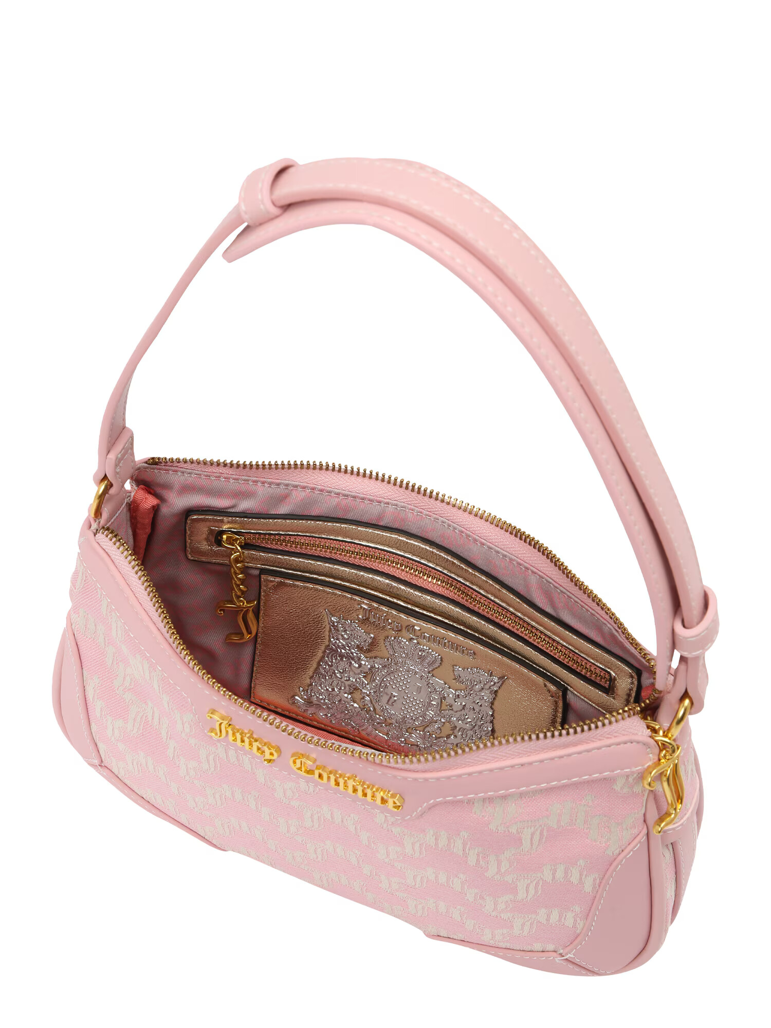 Juicy Couture Torba za čez ramo 'Wisteria' kremna / svetlo roza - Pepit.si