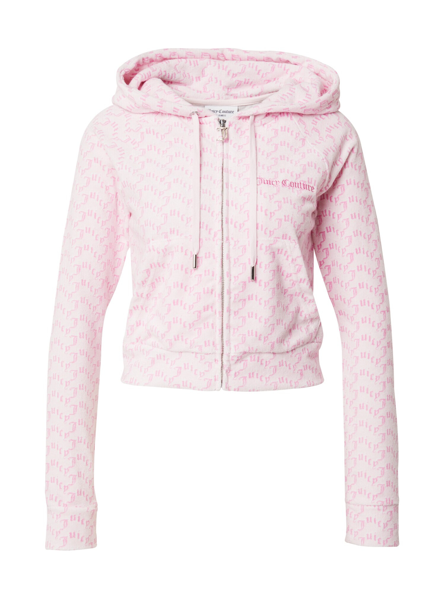 Juicy Couture White Label Jopa na zadrgo 'MADISON' roza / svetlo roza - Pepit.si