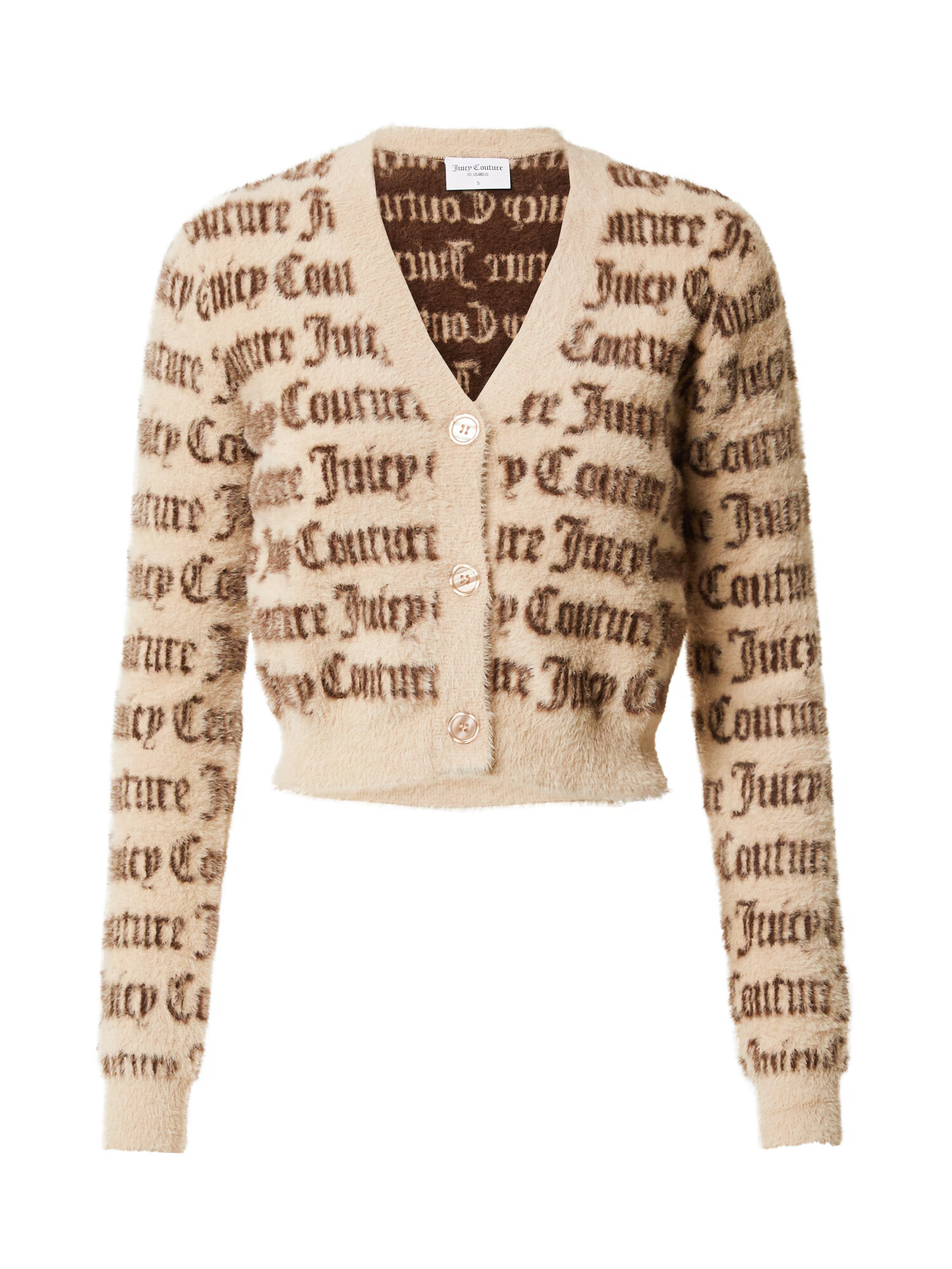 Juicy Couture White Label Pletena jopa 'MARY-KATE' bež / rjava - Pepit.si