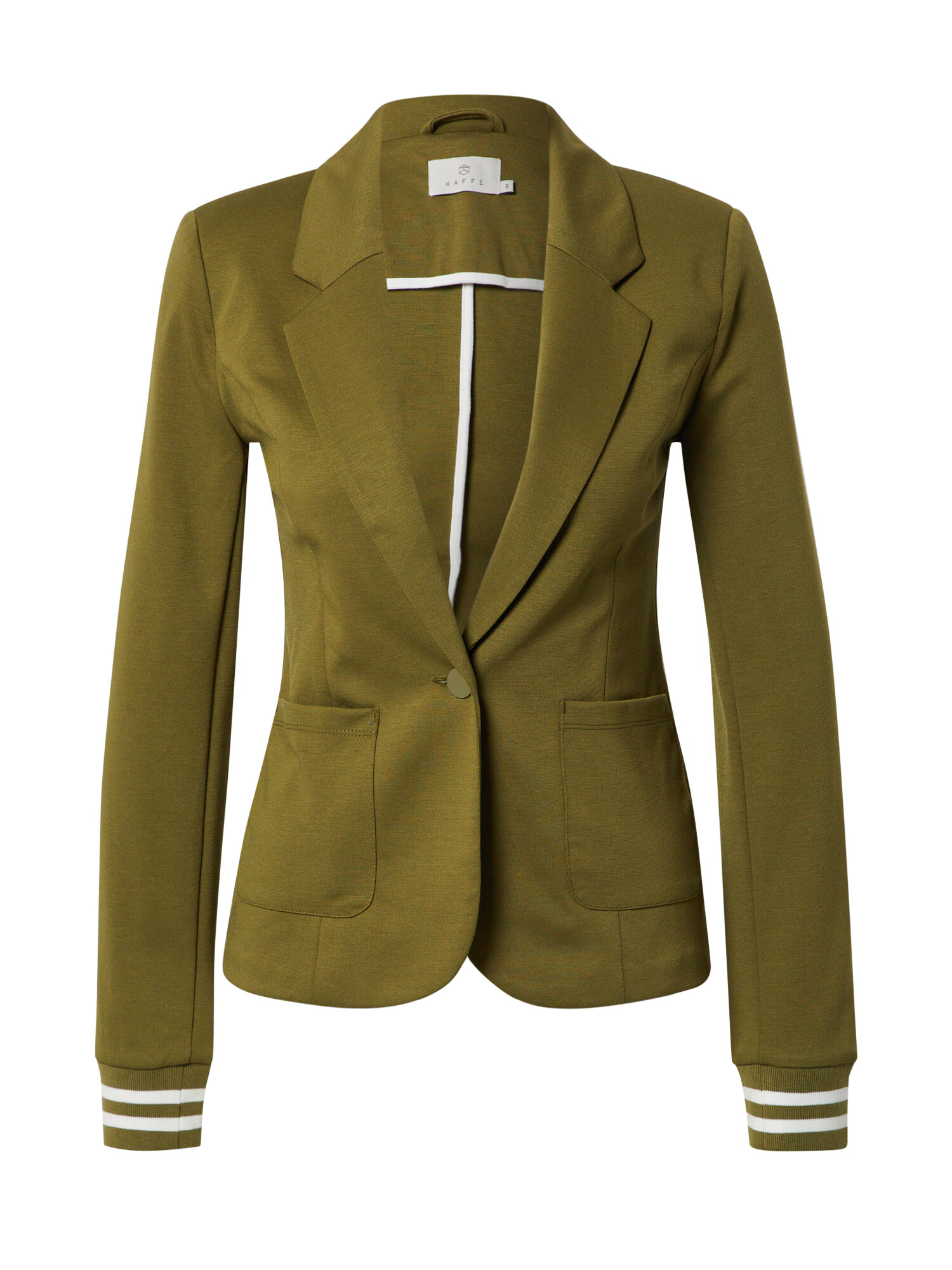 Kaffe Blazer 'Leva' trst / bela - Pepit.si