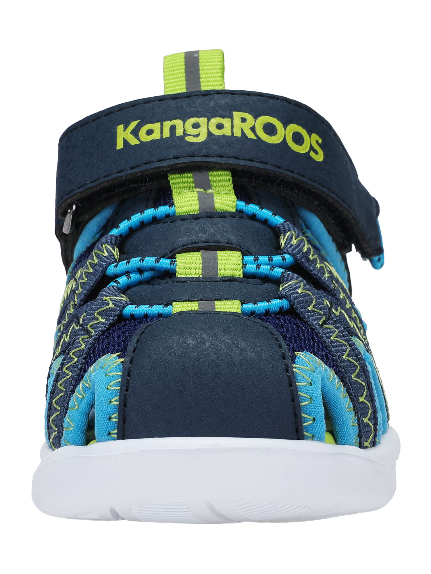 KangaROOS Odprti čevlji 'Coil-R1' svetlo modra / temno modra / neonsko zelena - Pepit.si