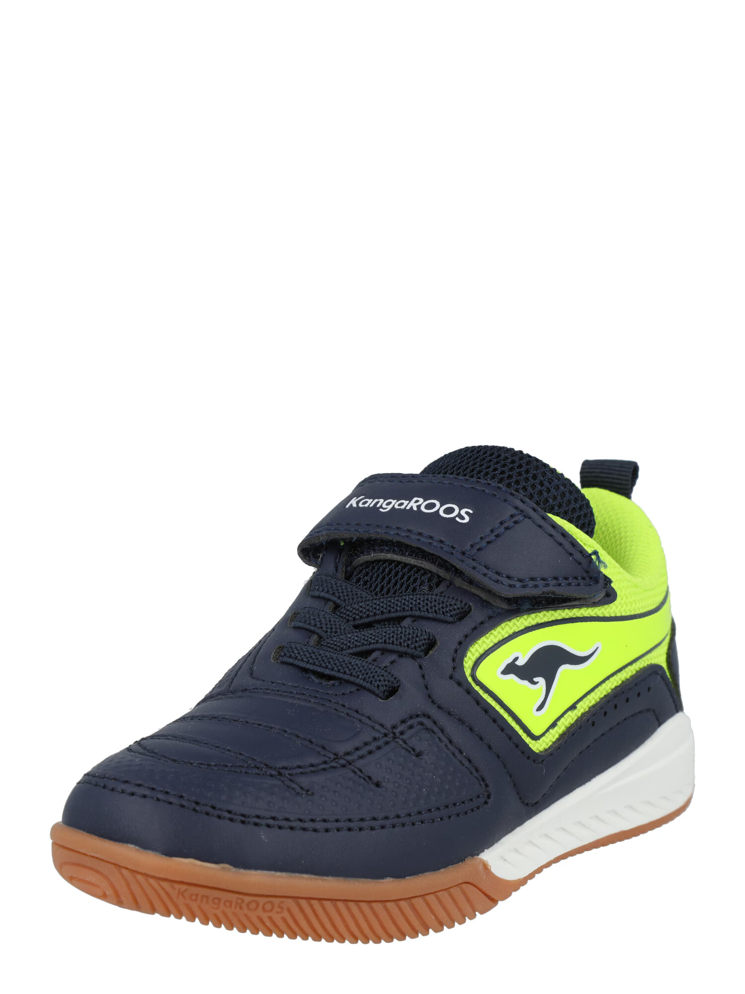 KangaROOS Superge temno modra / neonsko rumena / bela - Pepit.si