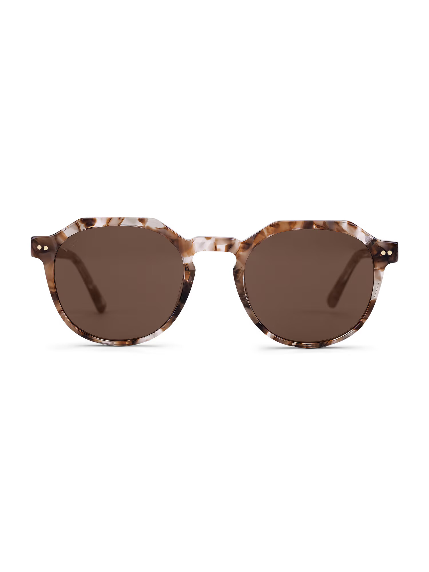 Kapten & Son Sončna očala 'Manila Toffee Tortoise Brown' kremna / rjava / zlata - Pepit.si