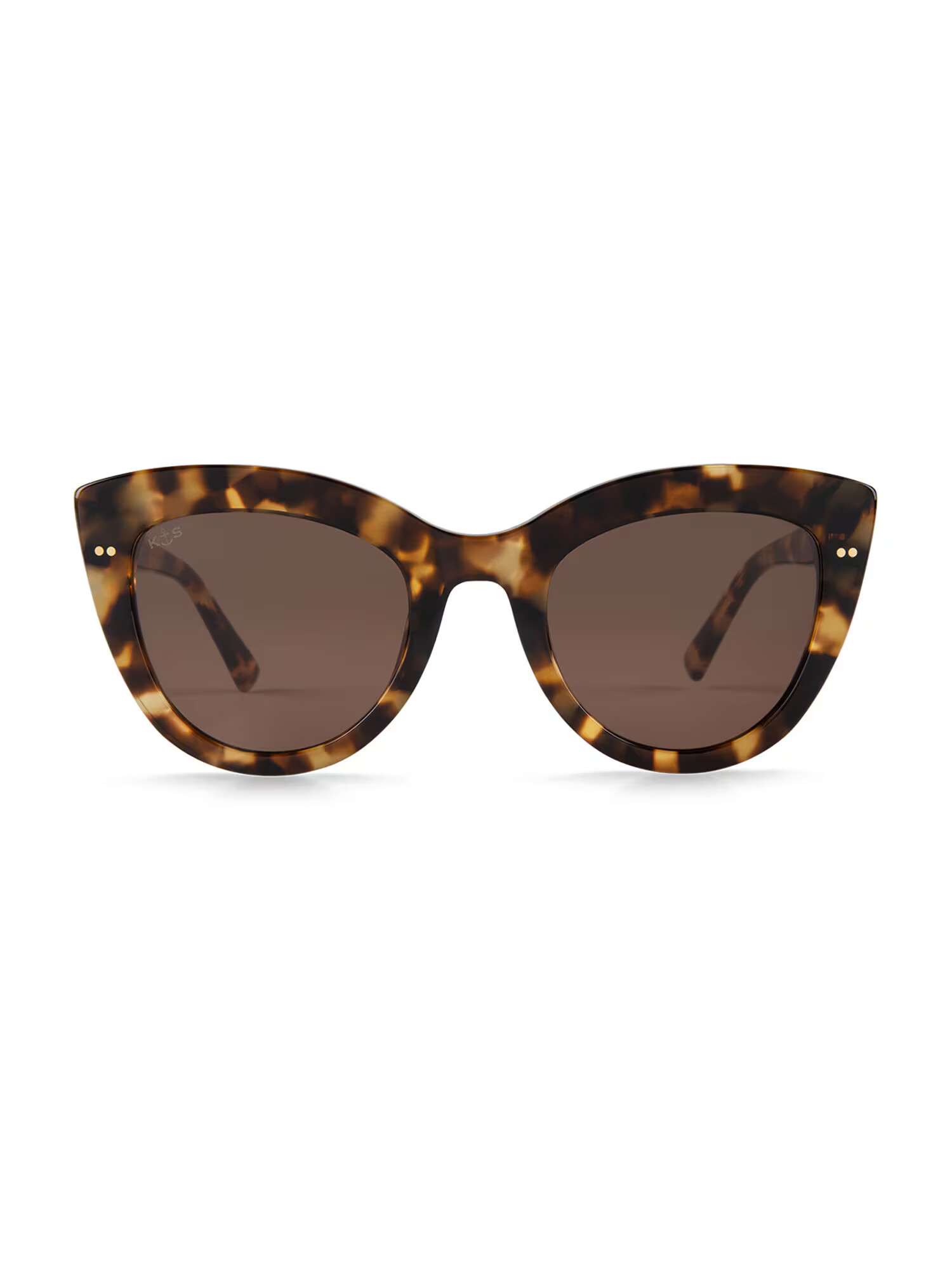 Kapten & Son Sončna očala 'Sofia Amber Tortoise Brown' rjava / zlata - Pepit.si