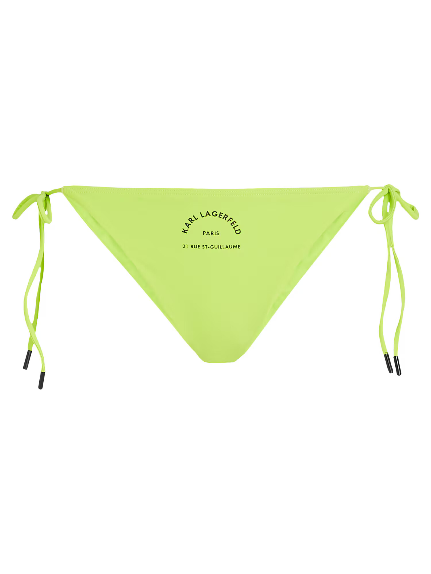 Karl Lagerfeld Bikini hlačke limeta / črna - Pepit.si