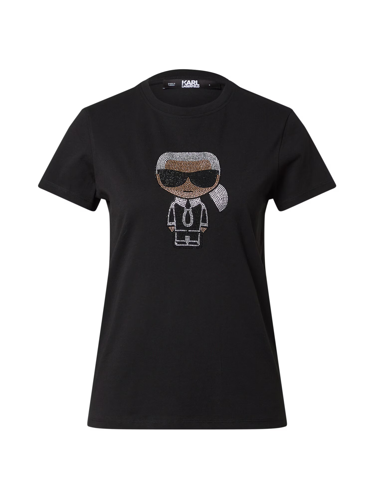 Karl Lagerfeld Majica 'Ikonik' črna - Pepit.si