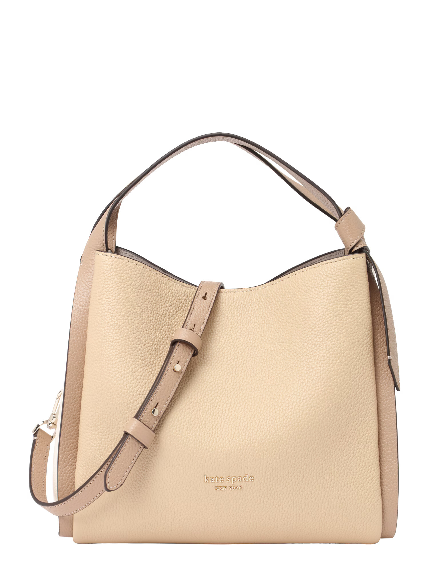 Kate Spade Ročna torbica 'Knott' chamois / pesek / bela - Pepit.si