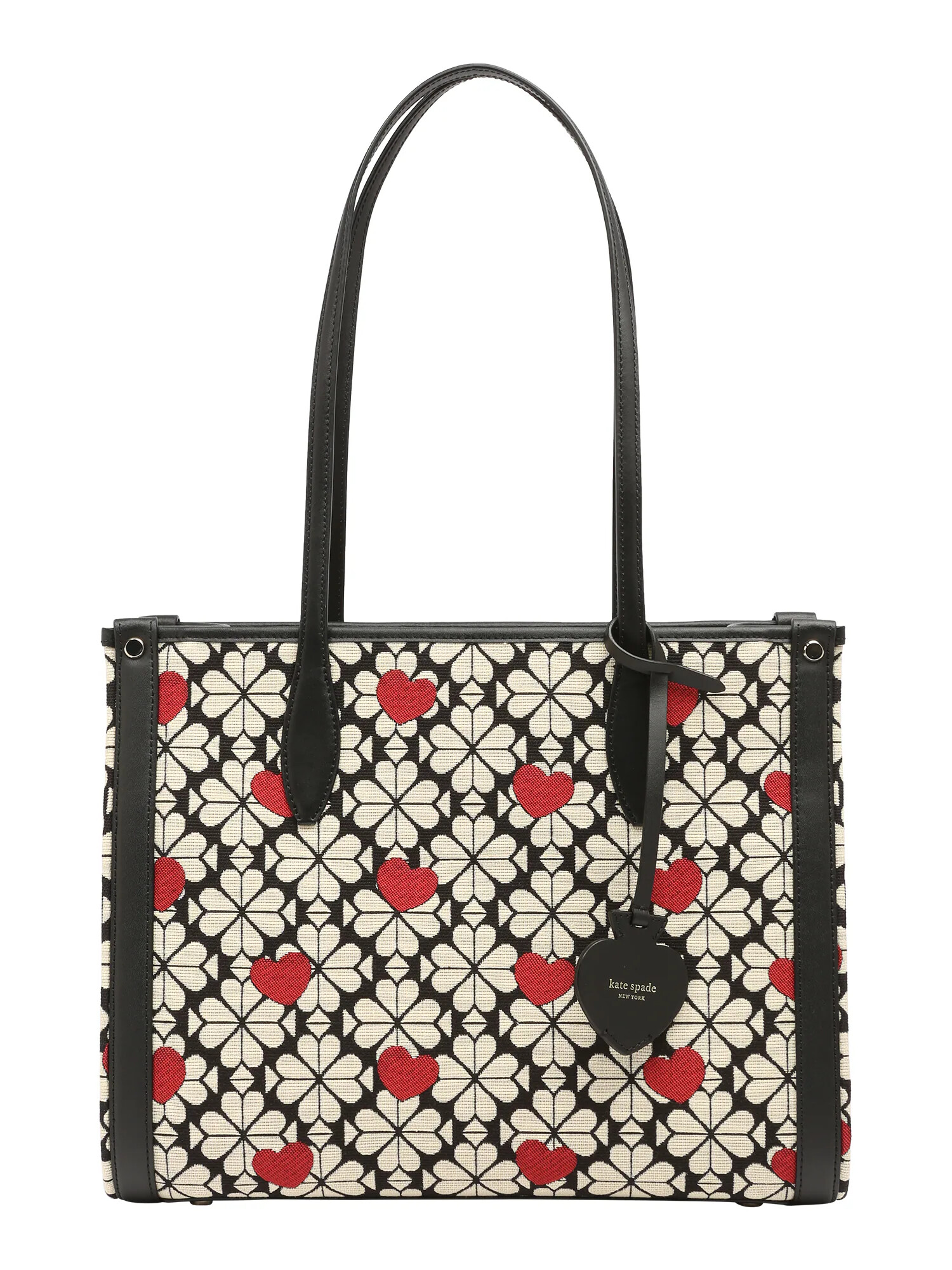 Kate Spade Shopper 'SPADE FLOWER' črna / bež / rdeča - Pepit.si