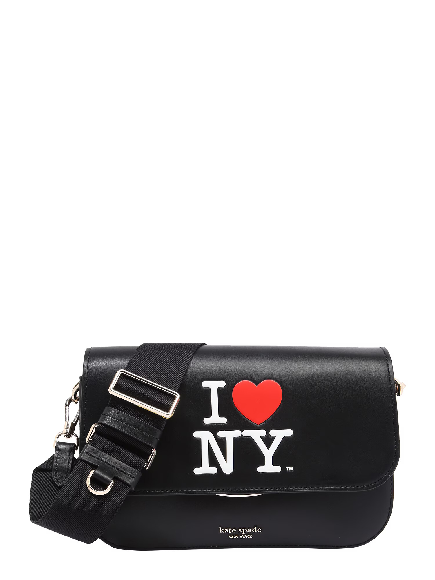 Kate Spade Umhängetasche 'I HEART NY' črna / bela / rdeča - Pepit.si