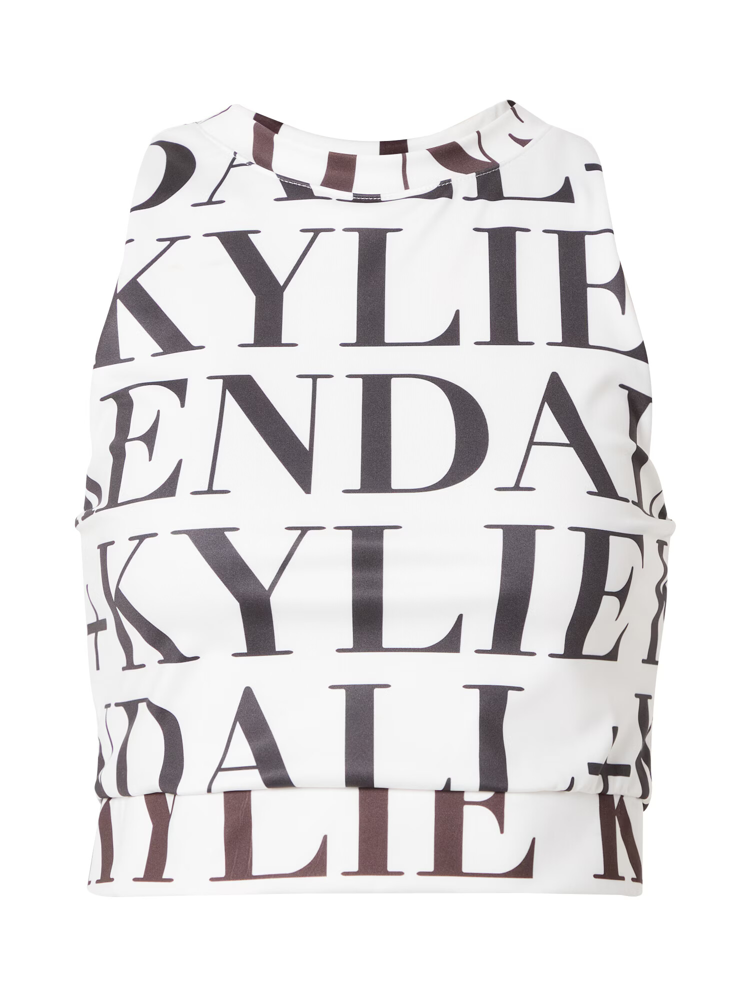 KENDALL + KYLIE Top črna / bela - Pepit.si