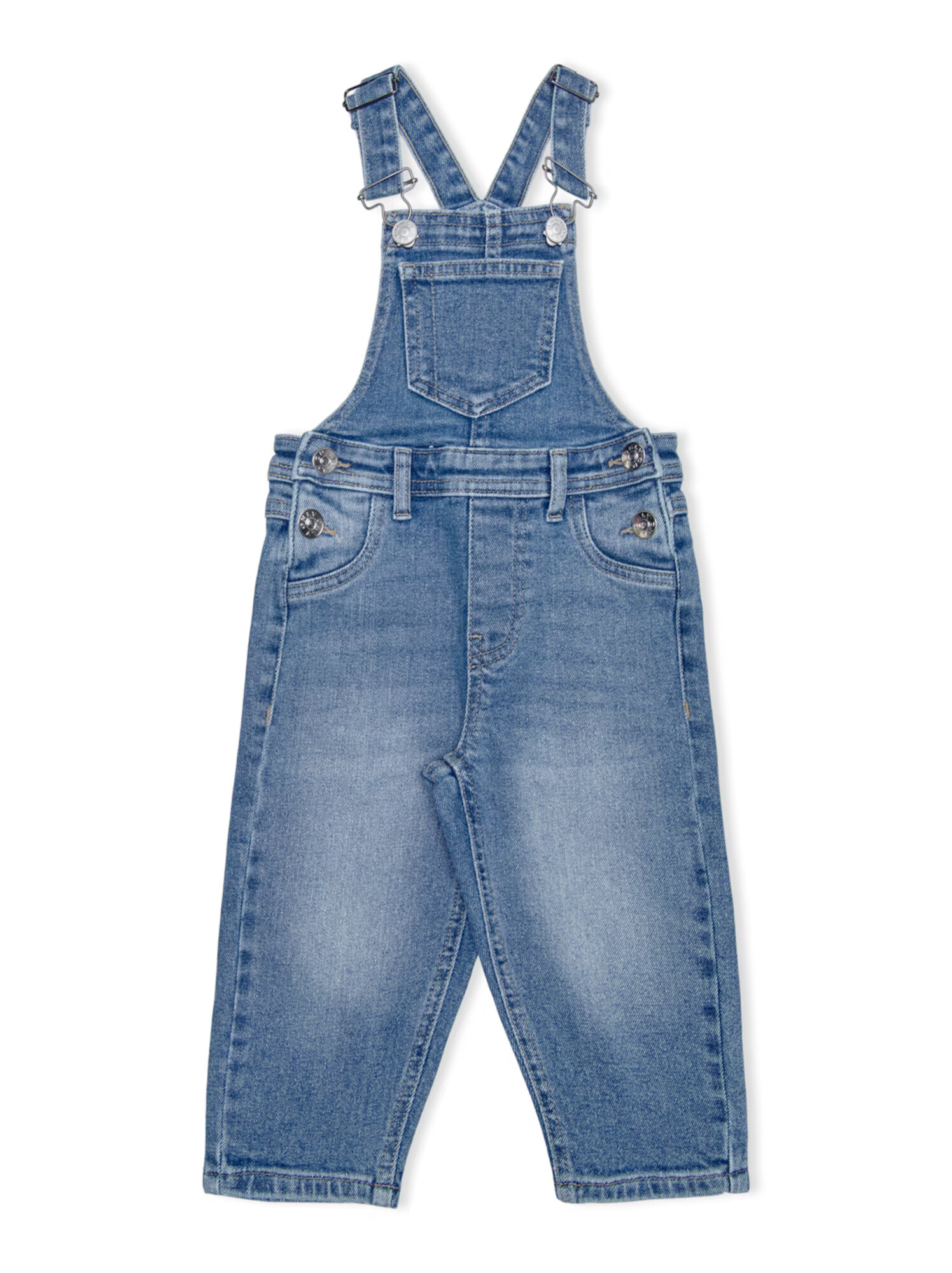 KIDS MINI GIRL Hlače z naramnicami 'CALLA' modra / moder denim - Pepit.si