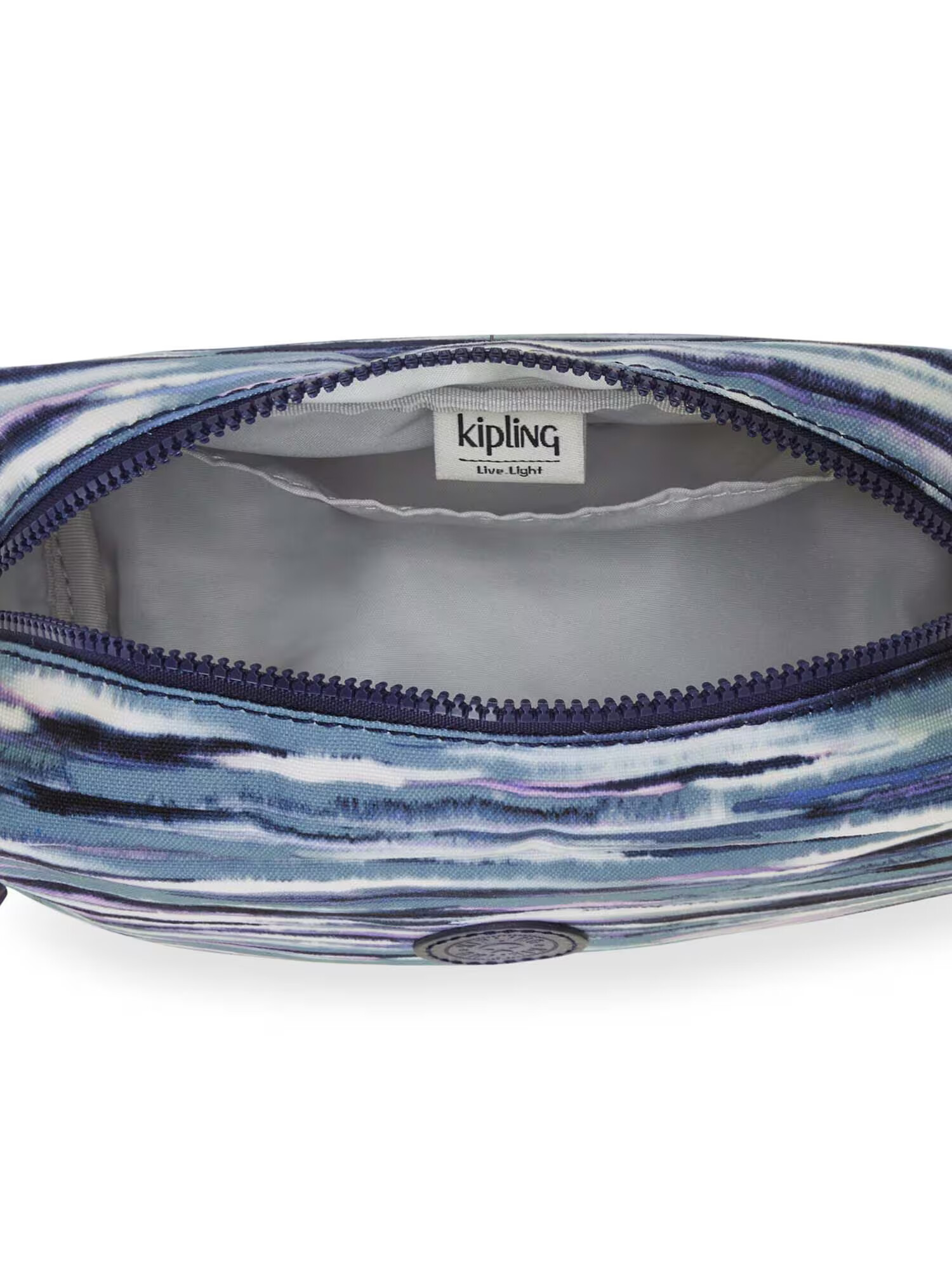 KIPLING Etui 'Gleam' modra / temno modra / bela - Pepit.si