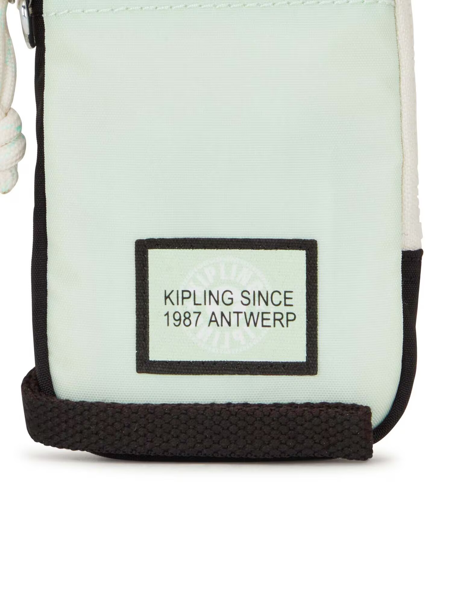 KIPLING Torba za čez ramo 'CLARK' pastelno zelena / črna / bela - Pepit.si