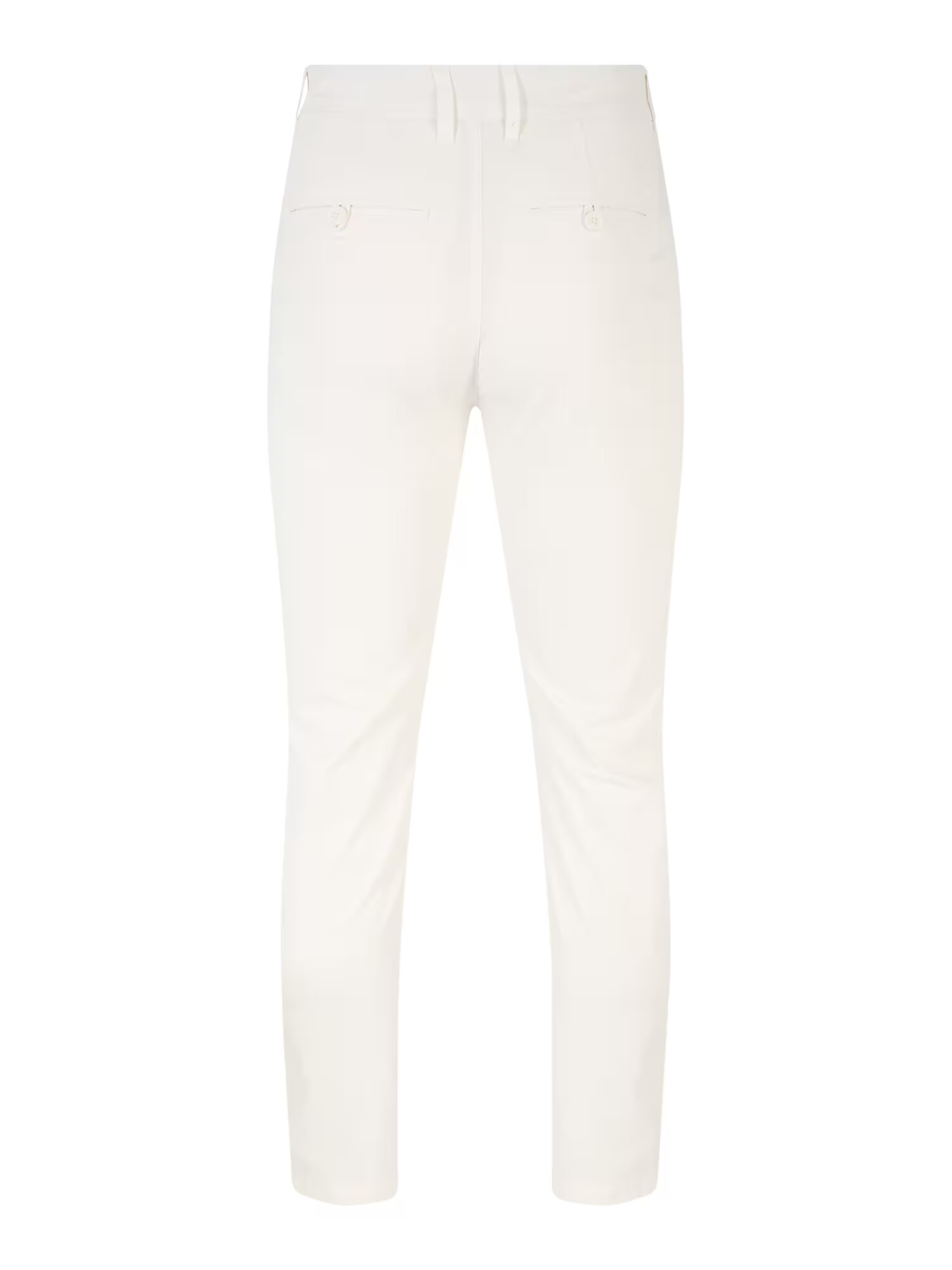 KnowledgeCotton Apparel Chino hlače 'Birch' bela - Pepit.si