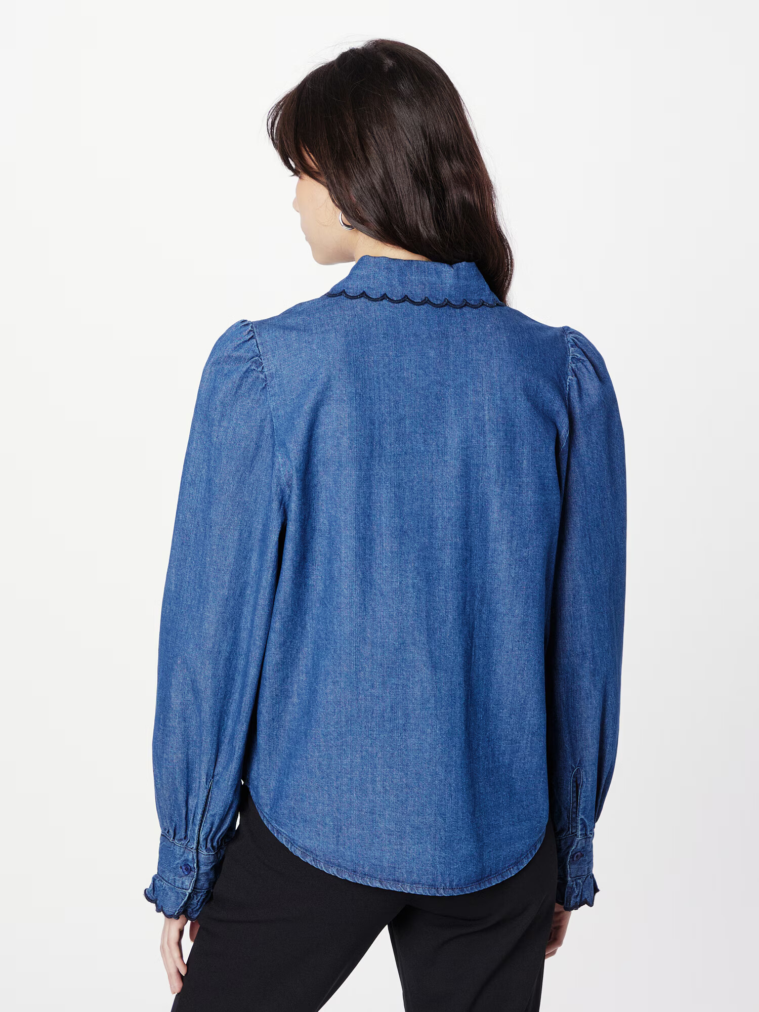 LA STRADA UNICA Bluza 'CAMILLA' moder denim - Pepit.si