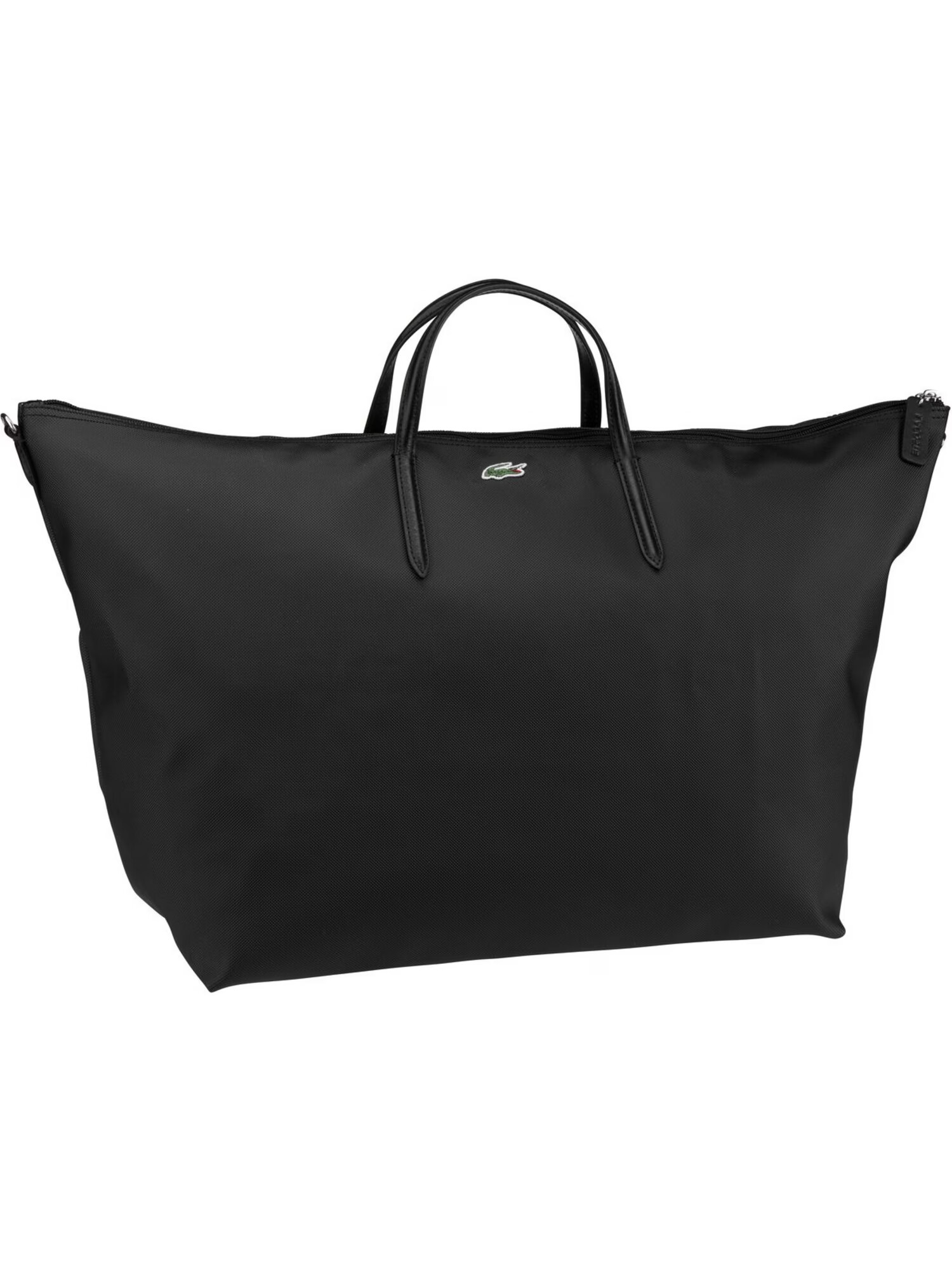 LACOSTE Handtasche črna / bela / svetlo zelena - Pepit.si