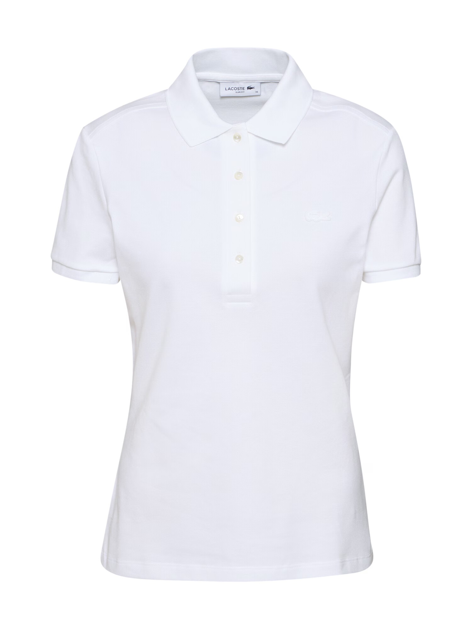 LACOSTE Majica 'CHEMISE' bela - Pepit.si