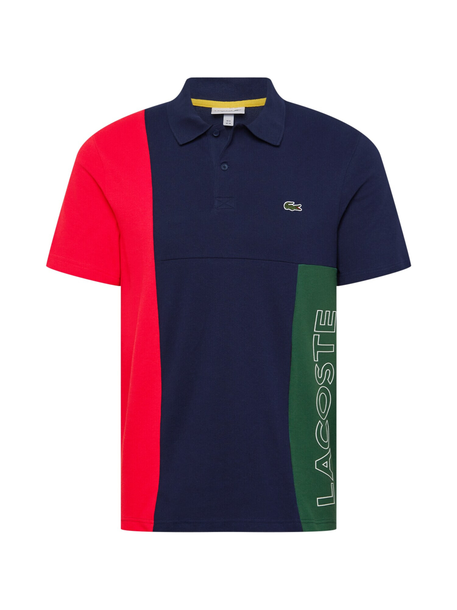 LACOSTE Majica mornarska / rdeča / temno zelena - Pepit.si