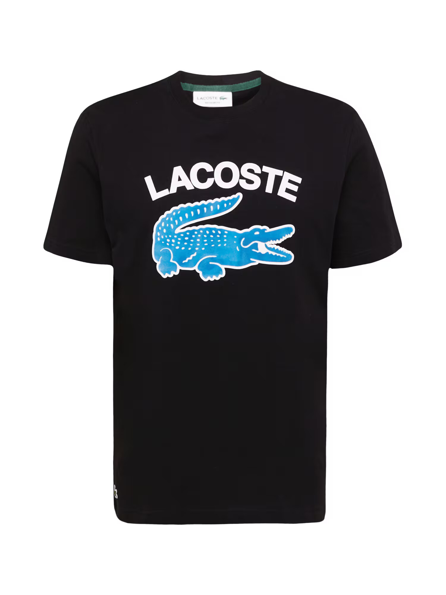 LACOSTE Majica nebeško modra / črna / bela - Pepit.si