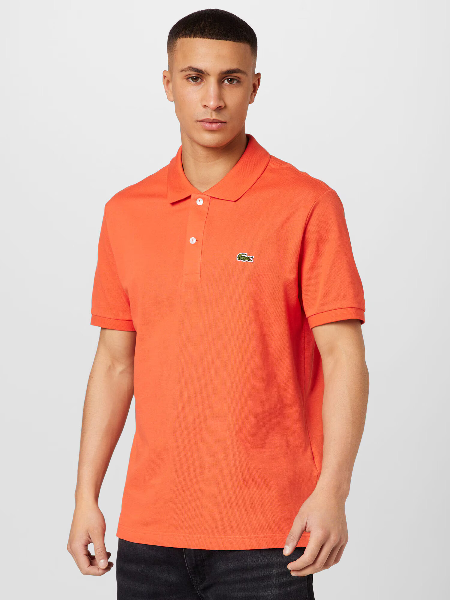 LACOSTE Majica zelena / temno oranžna / rdeča / bela - Pepit.si