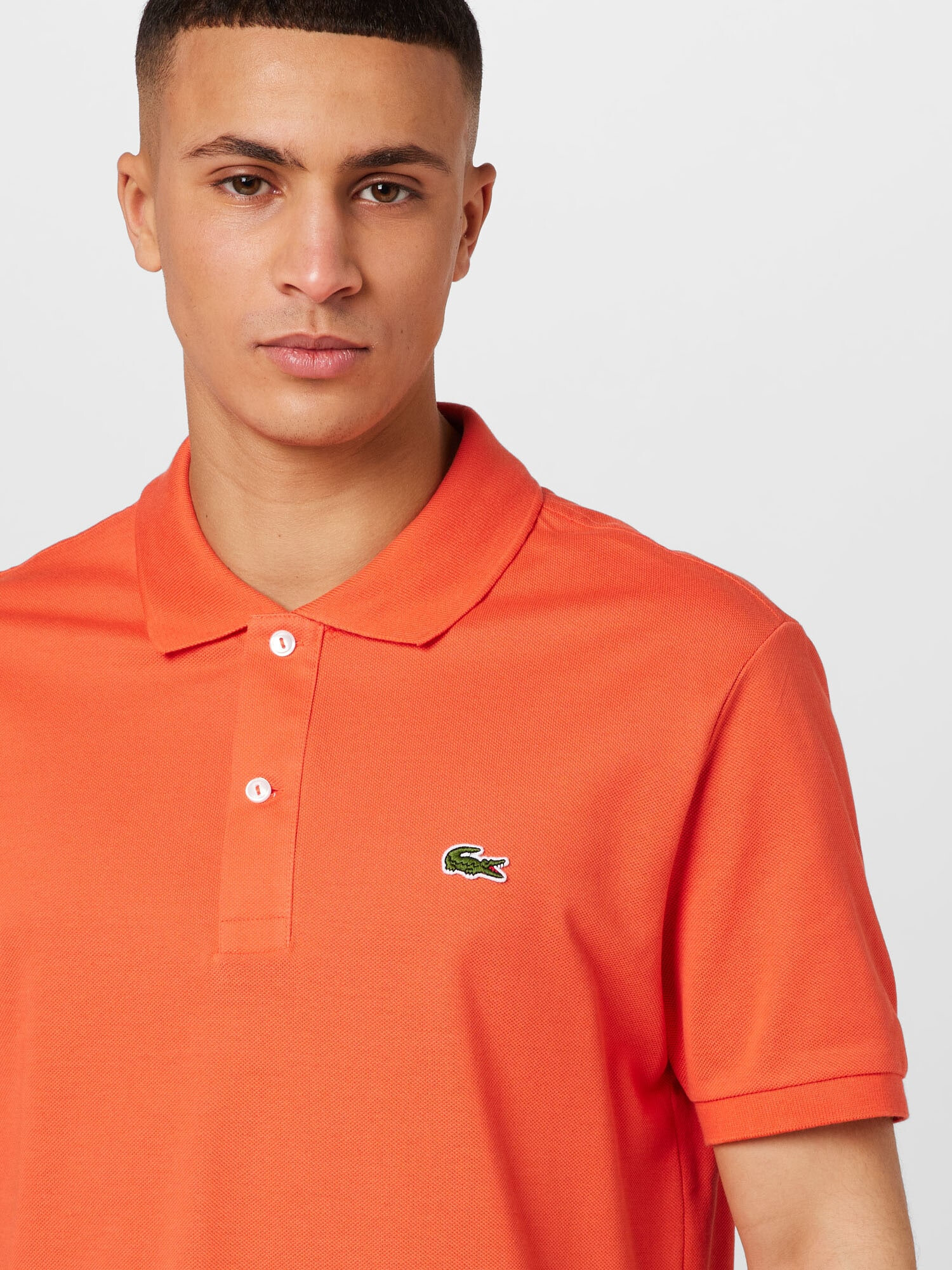 LACOSTE Majica zelena / temno oranžna / rdeča / bela - Pepit.si