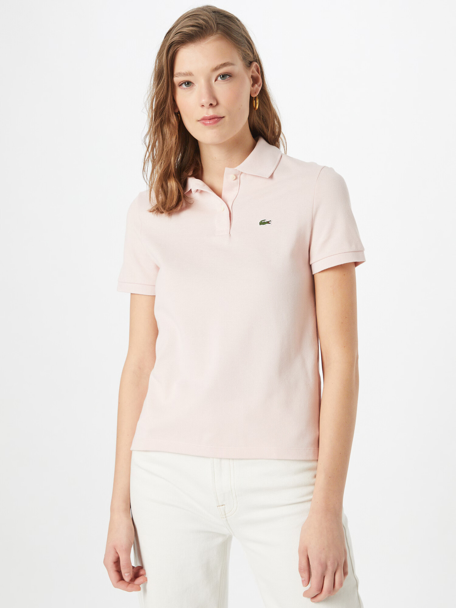 LACOSTE Majica zelena / pastelno roza / rdeča / bela - Pepit.si