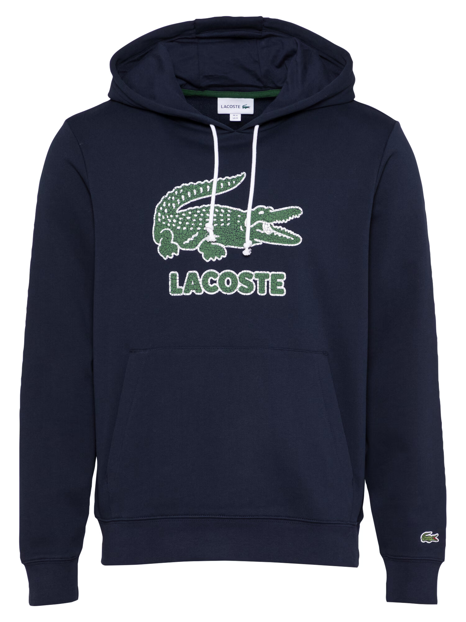 LACOSTE Majica zelena / bela / mornarska - Pepit.si