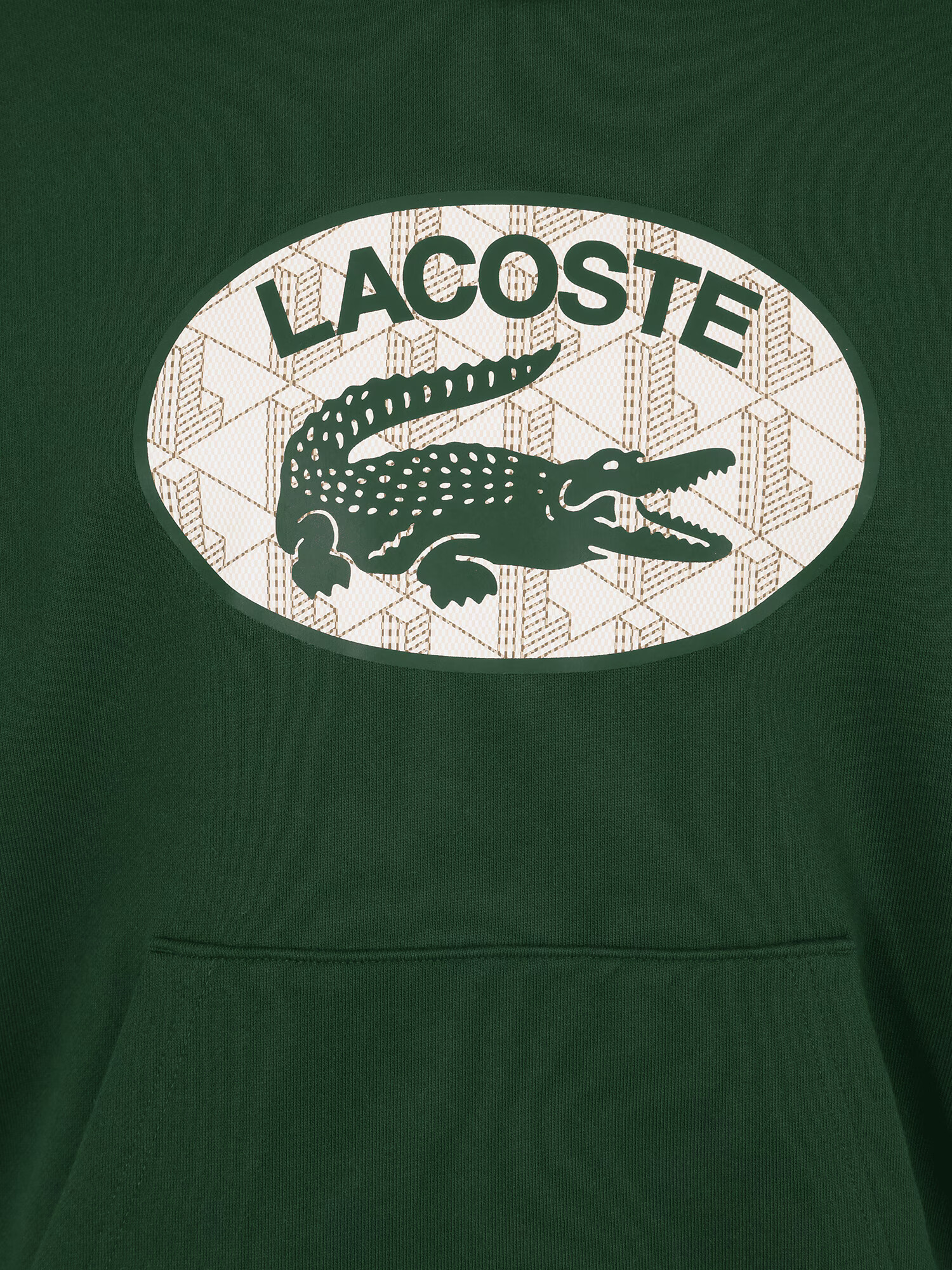 LACOSTE Majica temno siva / temno zelena / bela - Pepit.si