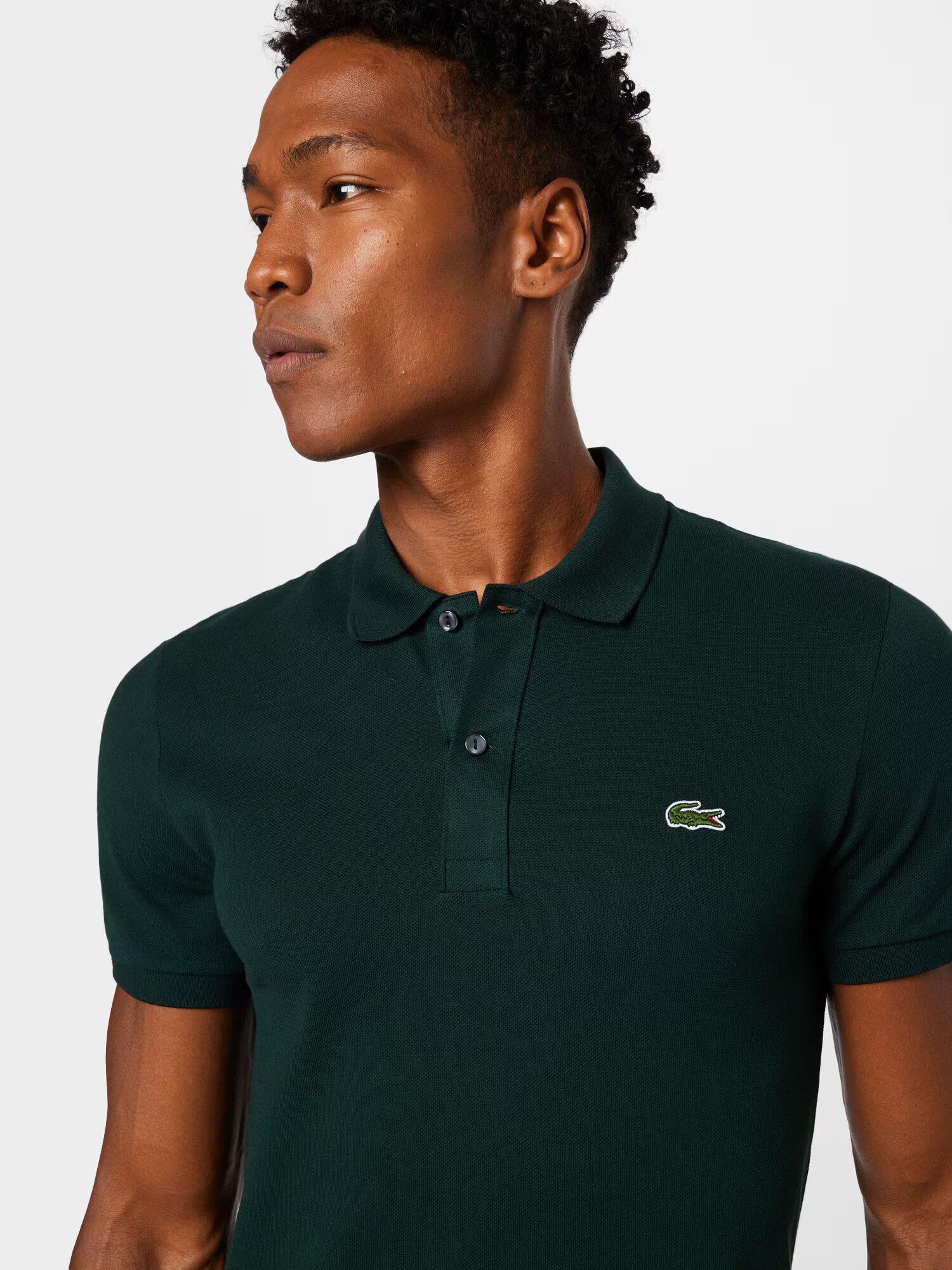 LACOSTE Majica temno zelena - Pepit.si