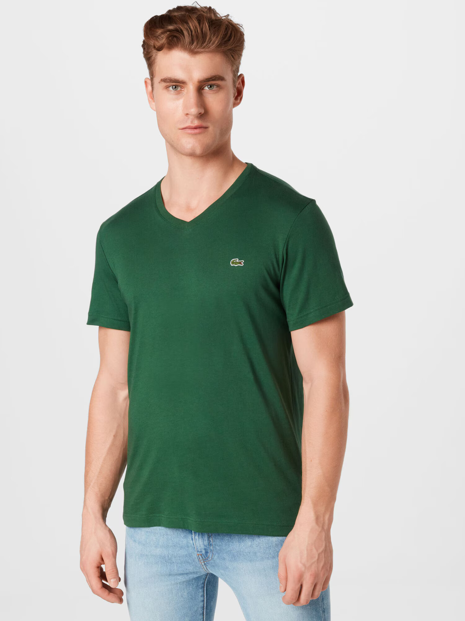 LACOSTE Majica temno zelena - Pepit.si